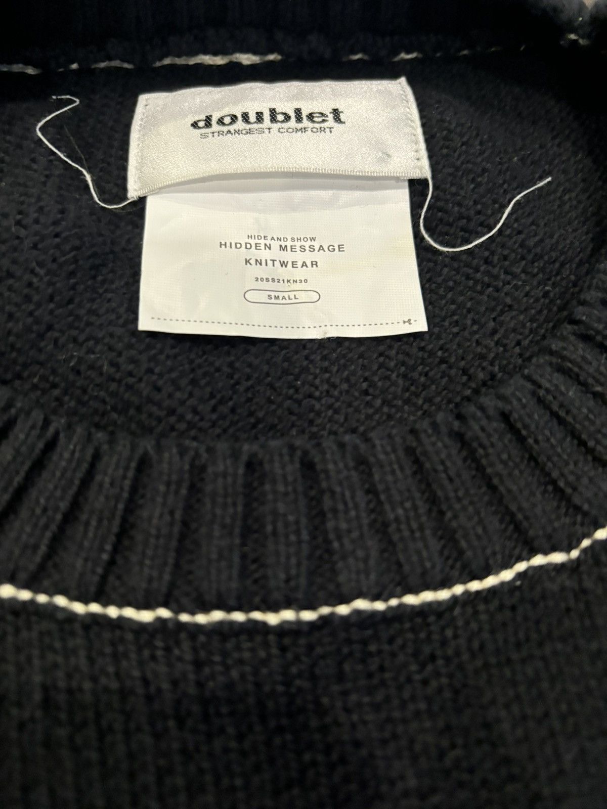 Doublet Doublet Distressed Knit Sweater Size US S / EU 44-46 / 1 - 6 Thumbnail