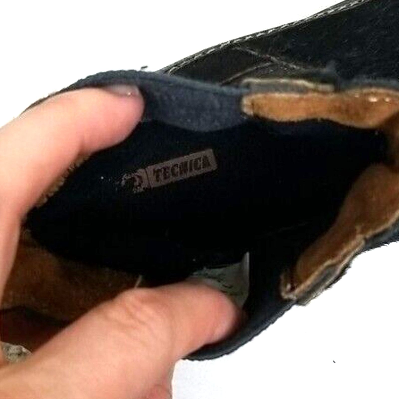 Tecovas Tecnica Womens Boots Black Suede Pull On Fur Trim 6 Gorpcore Size US 6 / IT 36 - 8 Thumbnail