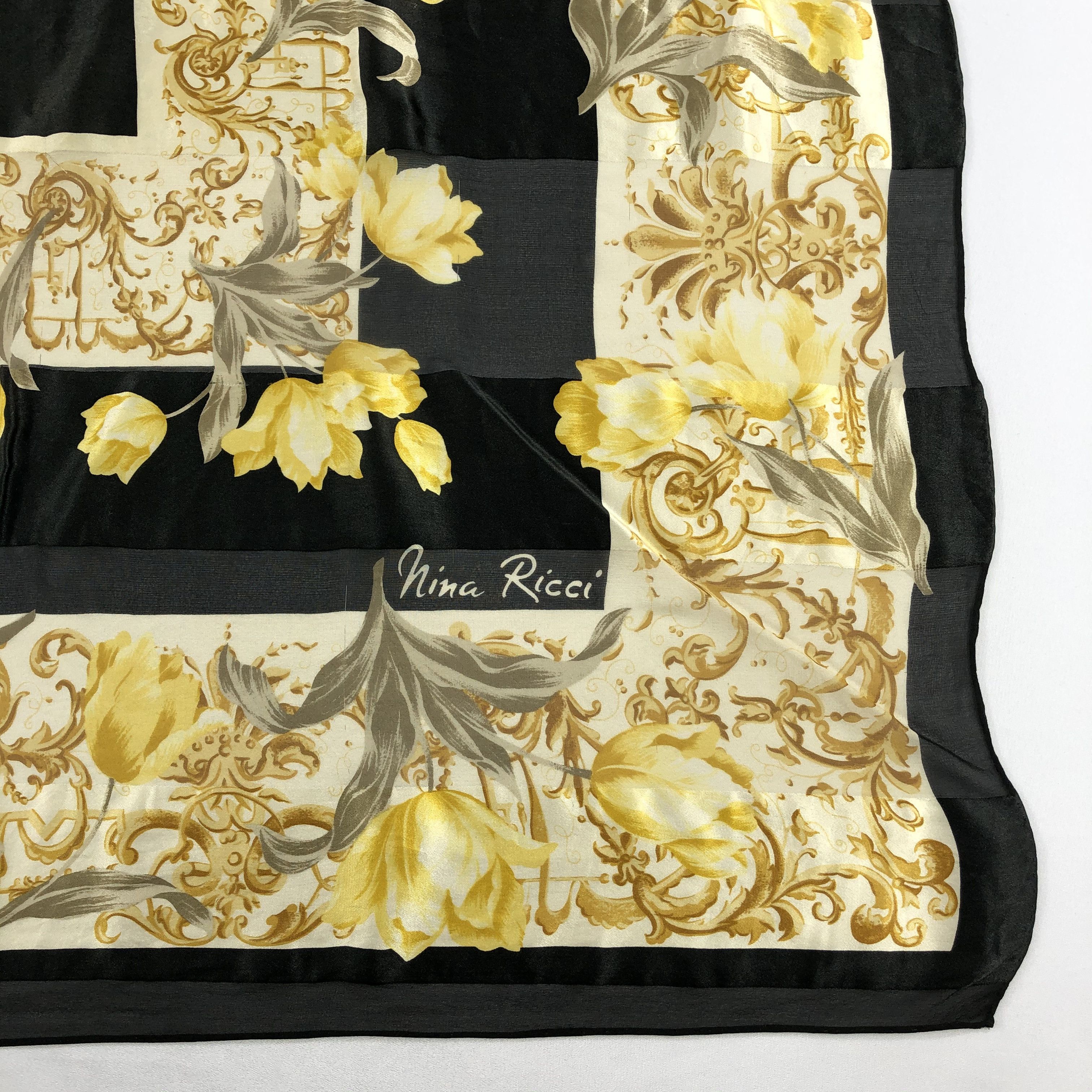 Nina Ricci Vintage Nina Ricci Silk Scarf Size ONE SIZE - 4 Thumbnail