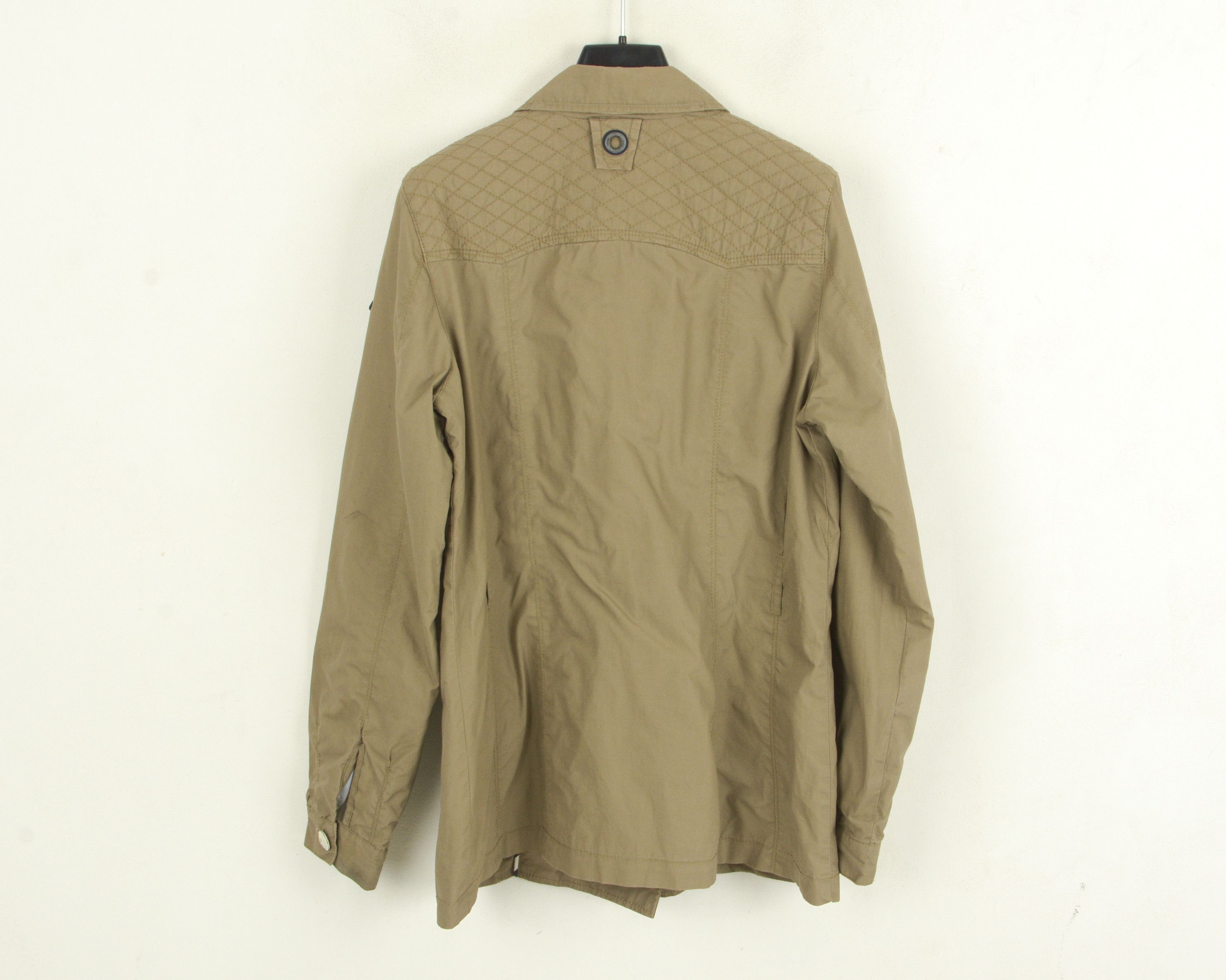 Designer Gaastra Trench Jacket Womens L Rain Coat Mac Cotton Size L / US 10 / IT 46 - 3 Thumbnail