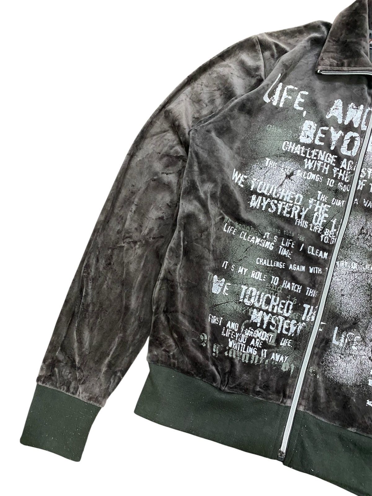 Japanese Brand Y2K Seditionaries Beaumont Carr Punk Suede Zipper Jacket Size US M / EU 48-50 / 2 - 4 Thumbnail
