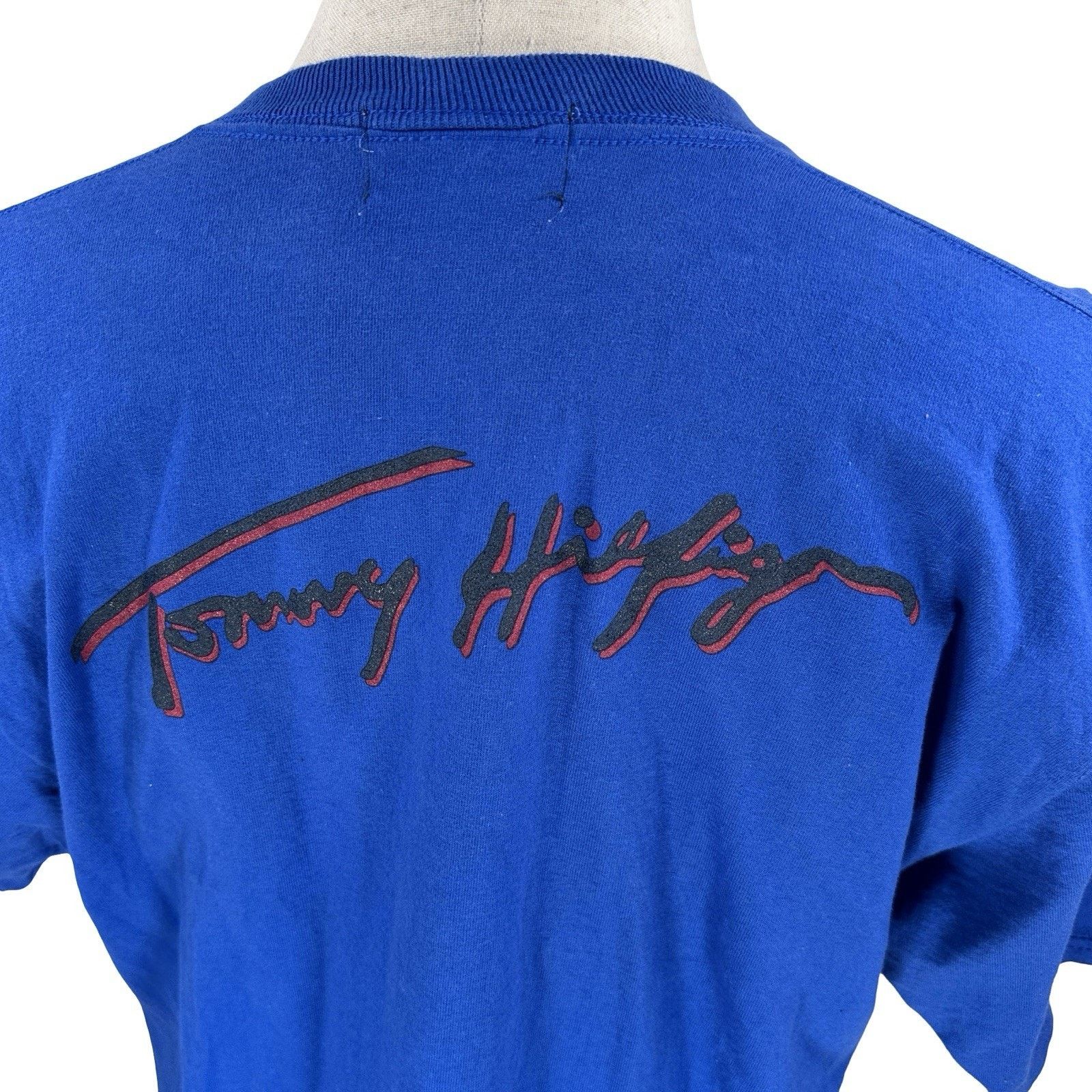 Tommy Hilfiger VTG Tommy Hilfiger Alpine Edition T-Shirt Mens L Blue 2000 Size US L / EU 52-54 / 3 - 5 Thumbnail