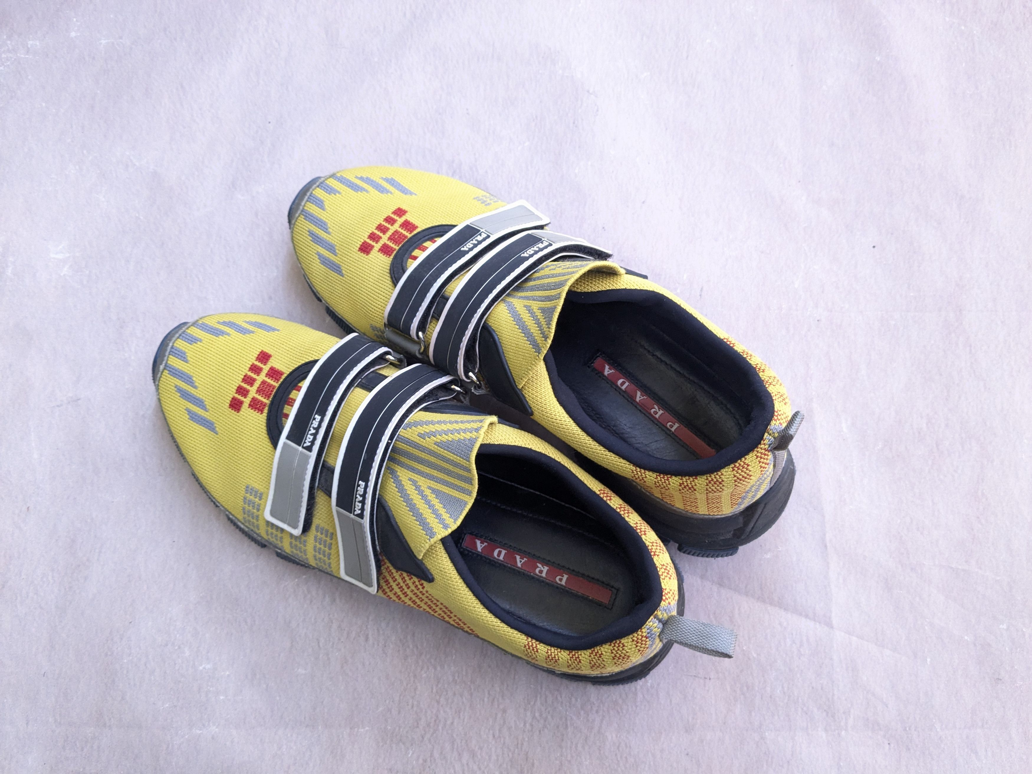 Prada Prada Crossection Sneakers Yellow Gray 9 Size US 9 / EU 42 - 11 Thumbnail