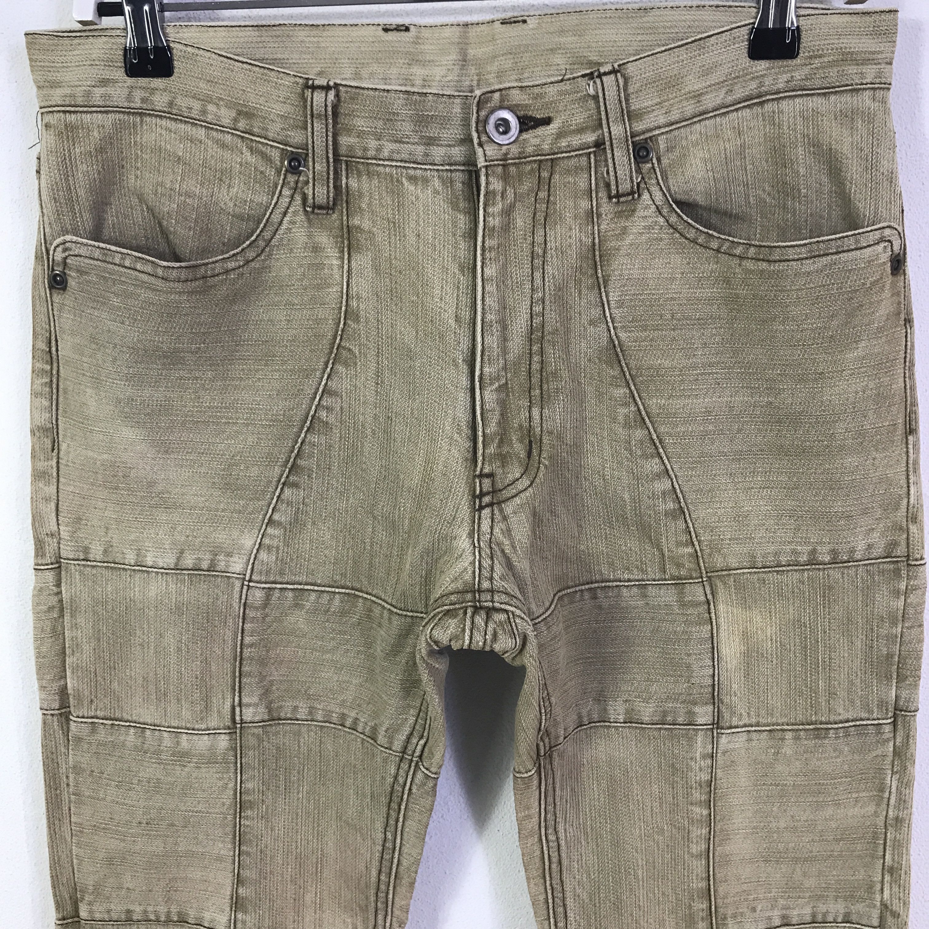 Japanese Brand rupert the difference patchword design pants jeans K118B24 Size US 30 / EU 46 - 2 Thumbnail
