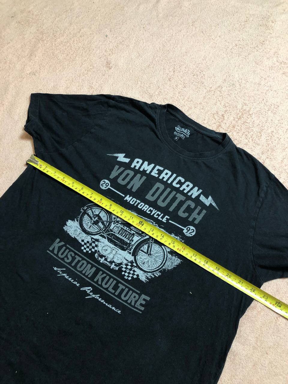 Von Dutch Vintage Von Dutch Big Motorcycle Print T-Shirt Size XL Size US XL / EU 56 / 4 - 11 Thumbnail