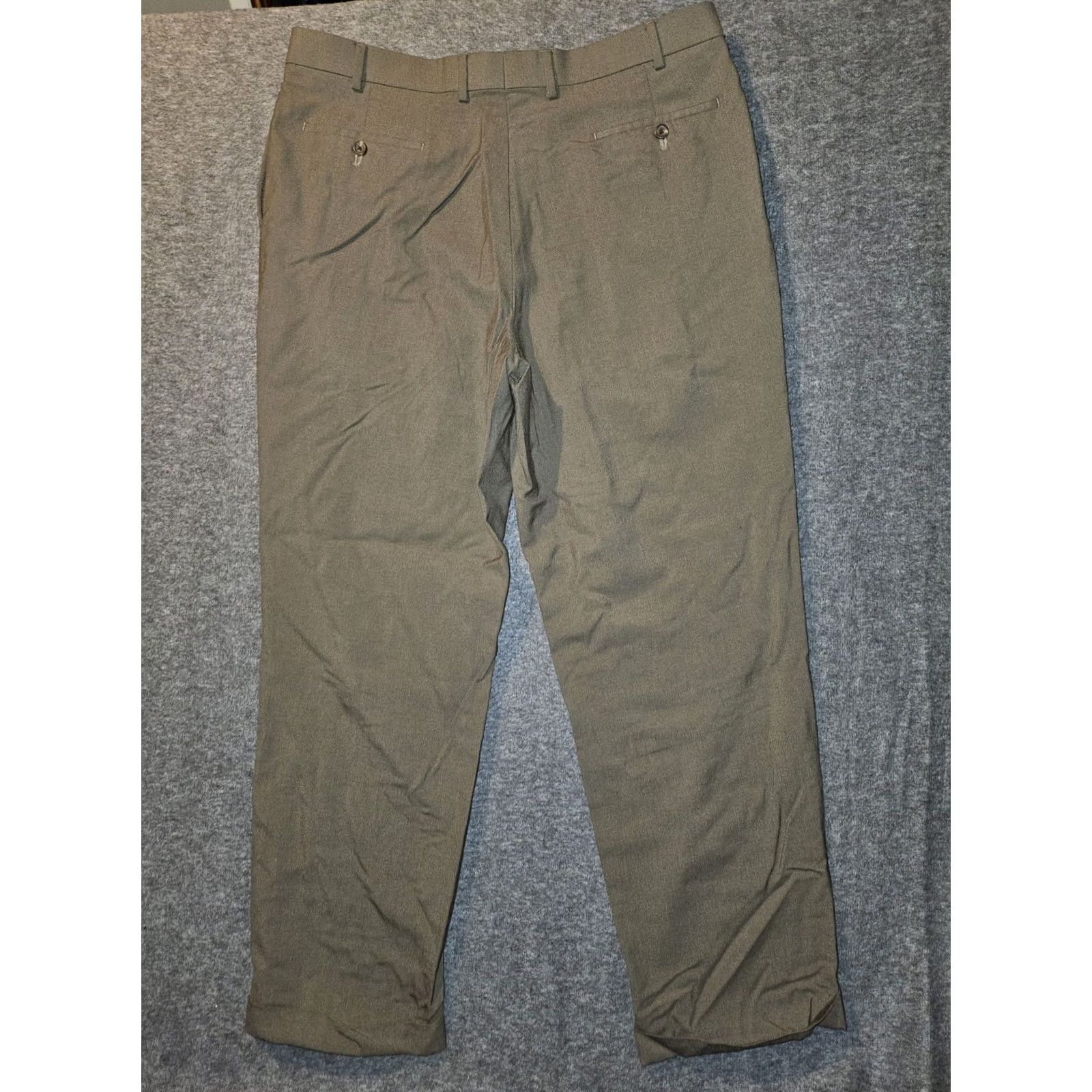 Ralph Lauren Lauren Ralph Lauren Wool Dress Pants Men's 38x30 Brown High Rise Cuffed Dress Pants Size US 38 / EU 54 - 7 Thumbnail