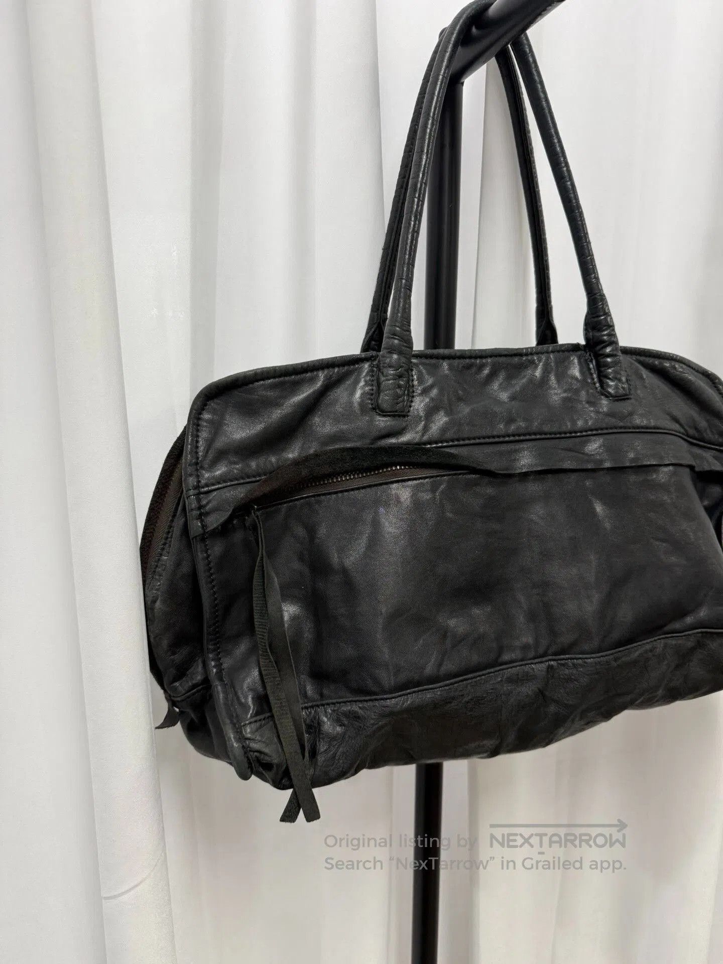 Yohji Yamamoto Yohji Yamamoto Leather Boston Bag. Size ONE SIZE - 2 Thumbnail