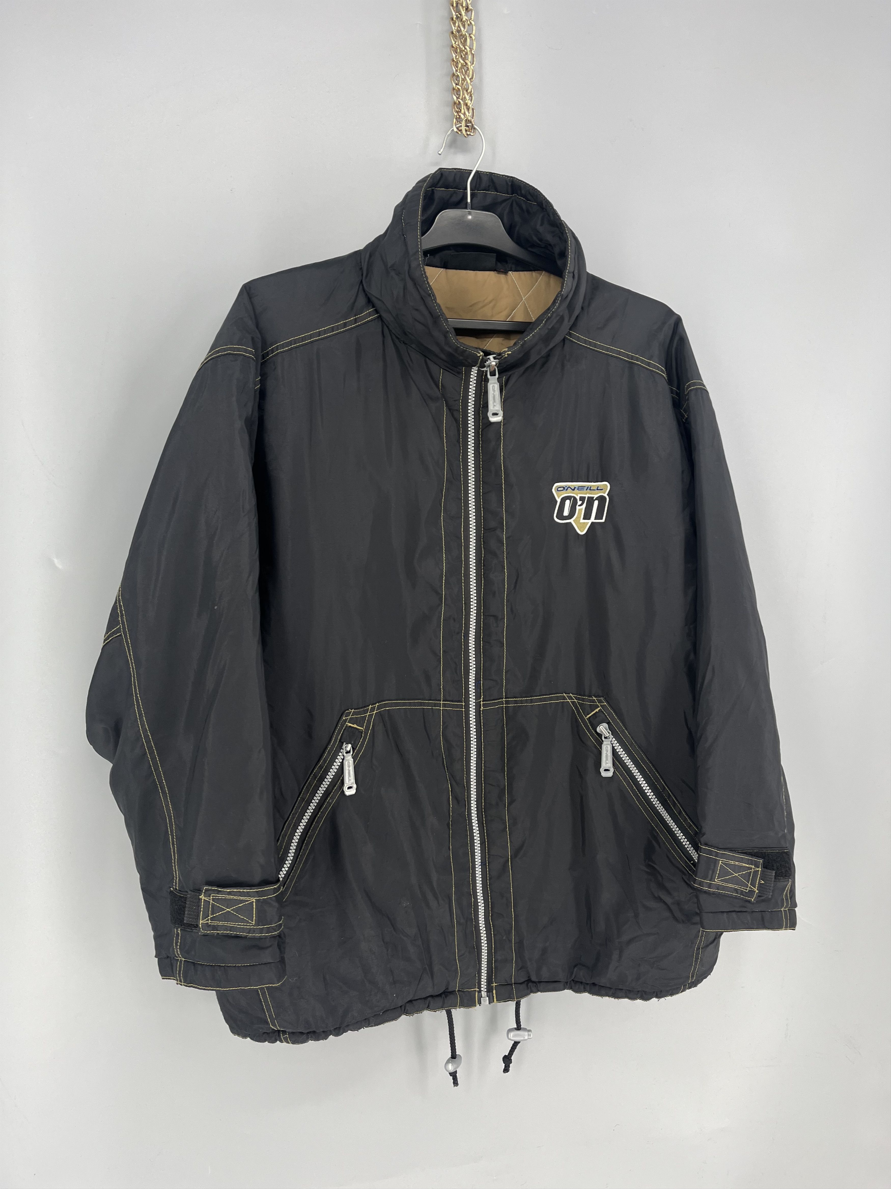 O'Neill Vintage 90s O'Neill Snowboard Jacket Black Insulated Size US S / EU 44-46 / 1 - 2 Thumbnail
