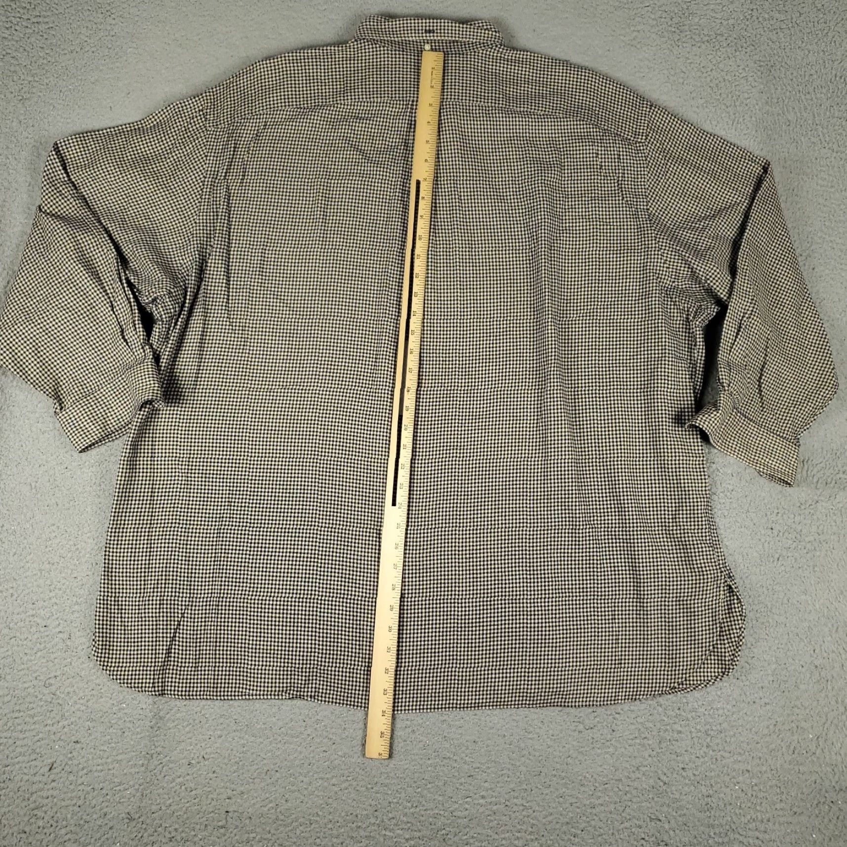 Ralph Lauren Ralph Lauren Shirt Mens 3XB Beige Blue Check Pony Casual Button Up Long Sleeve Shirt Blues Beige 3XB Big & Tall Mens Size US XXL / EU 58 / 5 - 5 Thumbnail