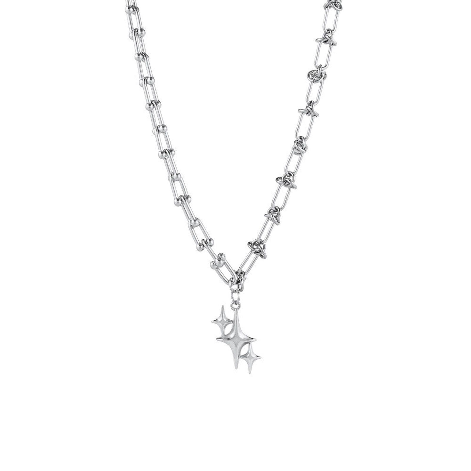 Other Silver Star Pendant Chain Necklace Size ONE SIZE - 7 Thumbnail