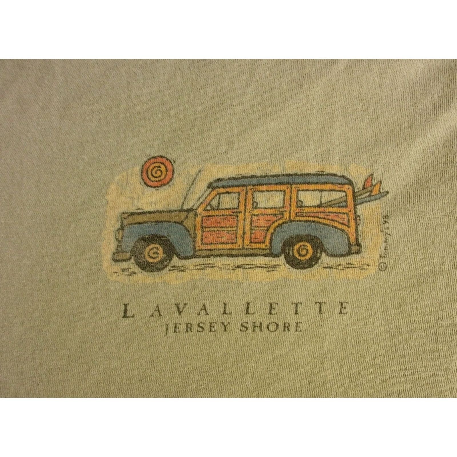 Vintage TOMMY'S LAVALLETTE Jersey Shore Shirt XL Ocean BEACH SURFING VTG 1998 t Men's Size US XL / EU 56 / 4 - 5 Thumbnail