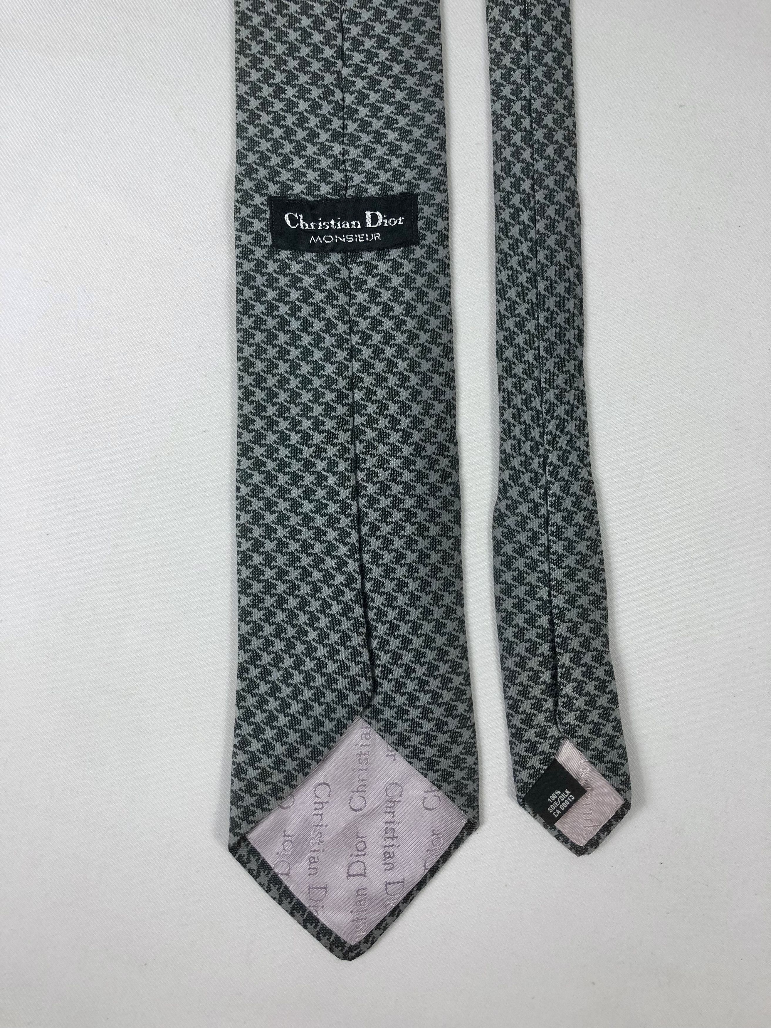 Christian Dior Monsieur Rare Vintage Christian Dior Monsieur Silk Tie Size ONE SIZE - 5 Thumbnail