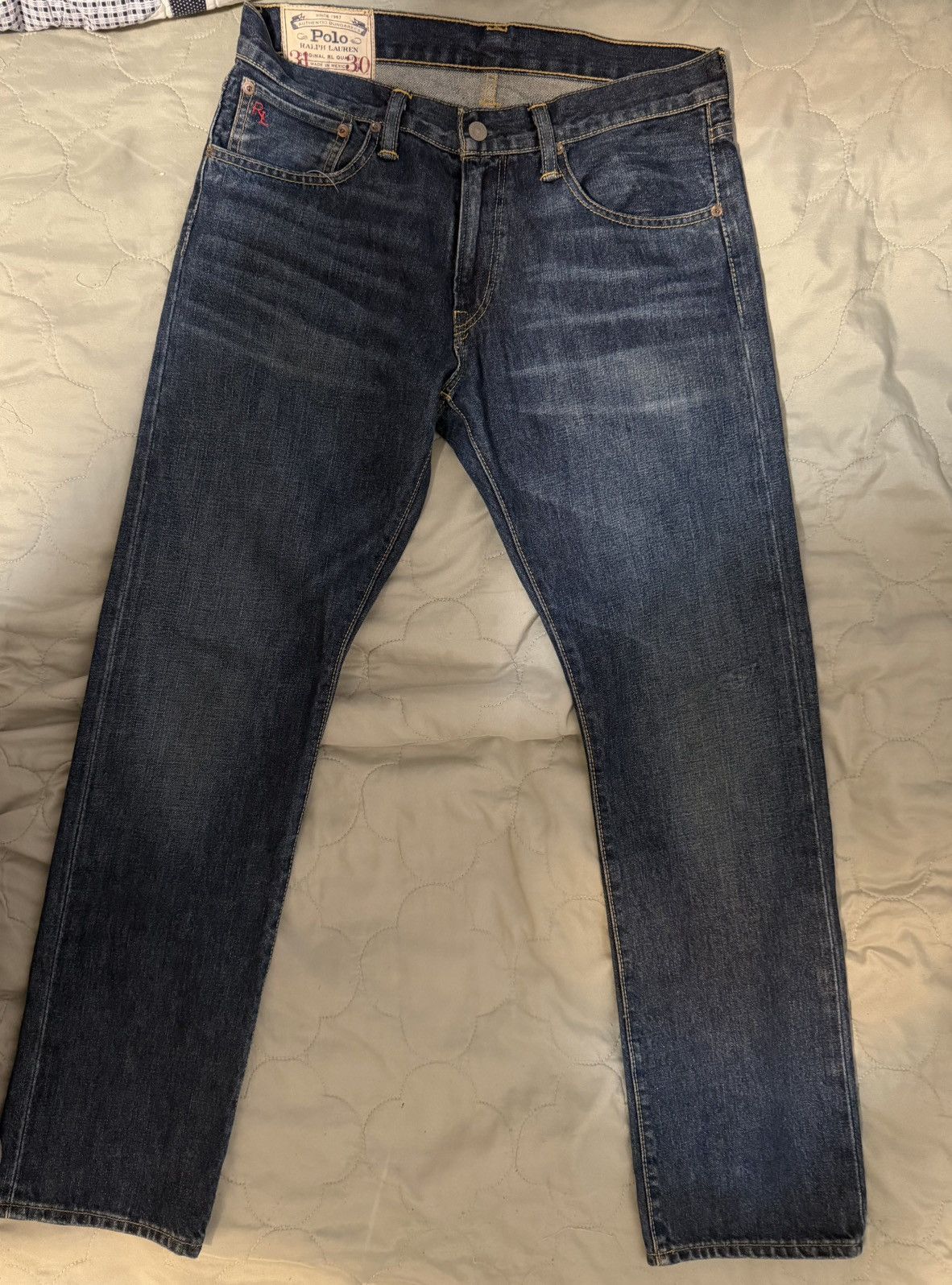 Polo Ralph Lauren Vintage Polo Ralph Lauren Varick Slim Straight Blue Jeans Size US 31 - 1 Thumbnail