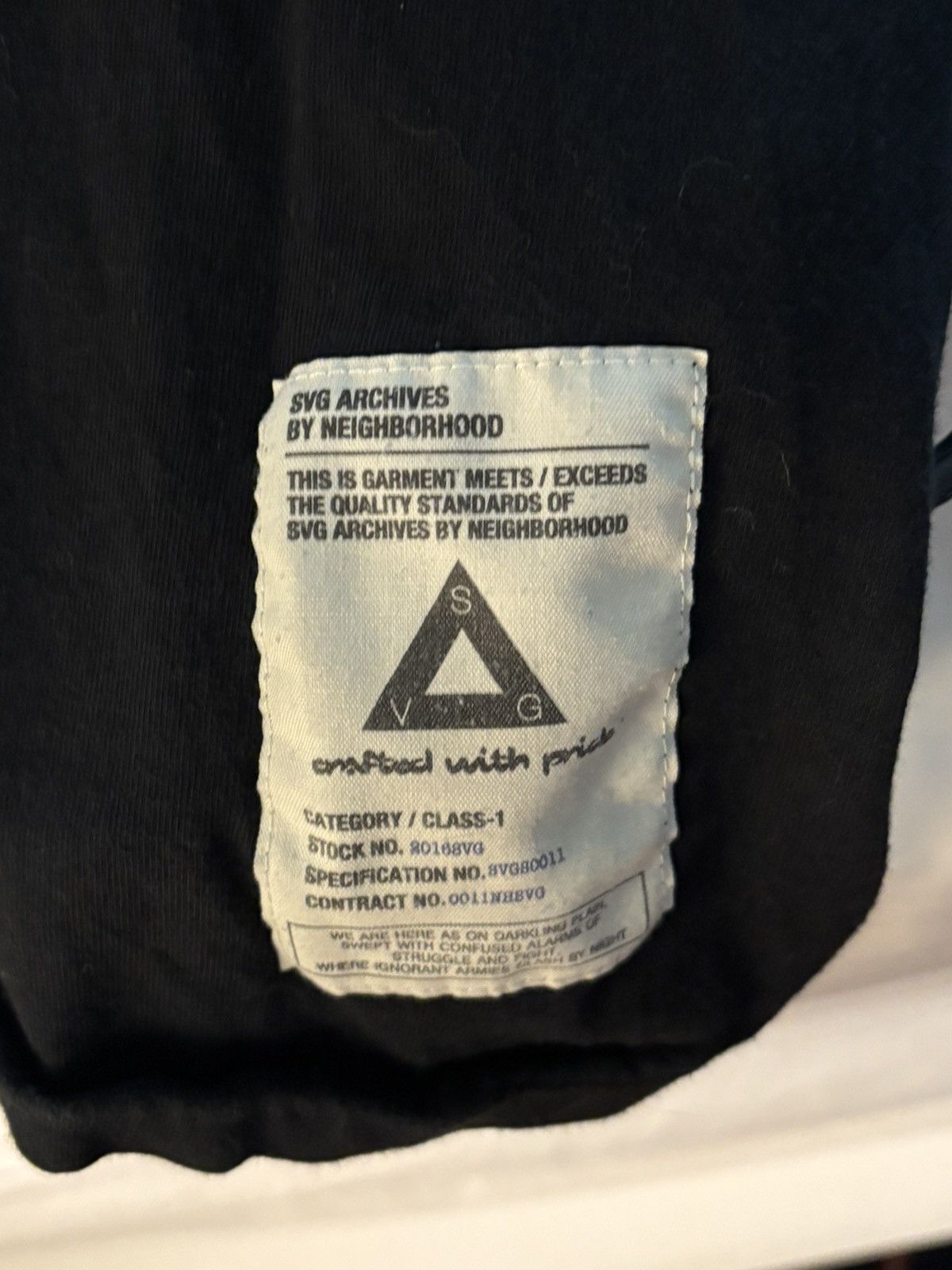 Neighborhood SVG ARCHIVES BY NEIGHBORHOOD LONG SLEEVE T SHIRT Size US L / EU 52-54 / 3 - 4 Thumbnail