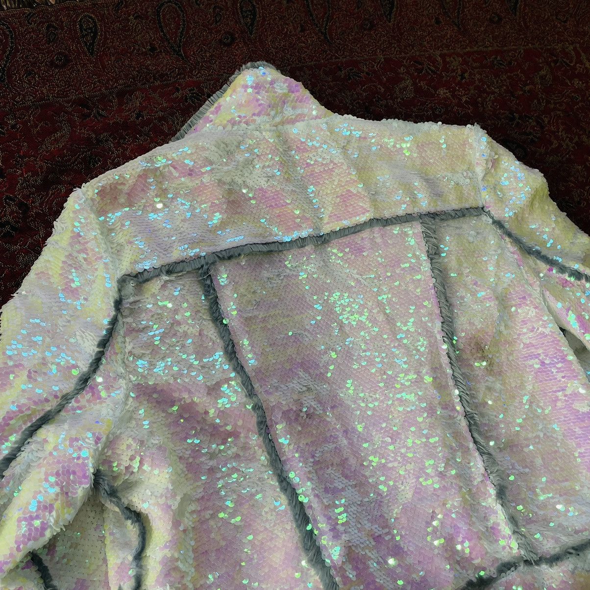 Other Reversible Sequins Double Collar Jacket Size M / US 6-8 / IT 42-44 - 3 Thumbnail
