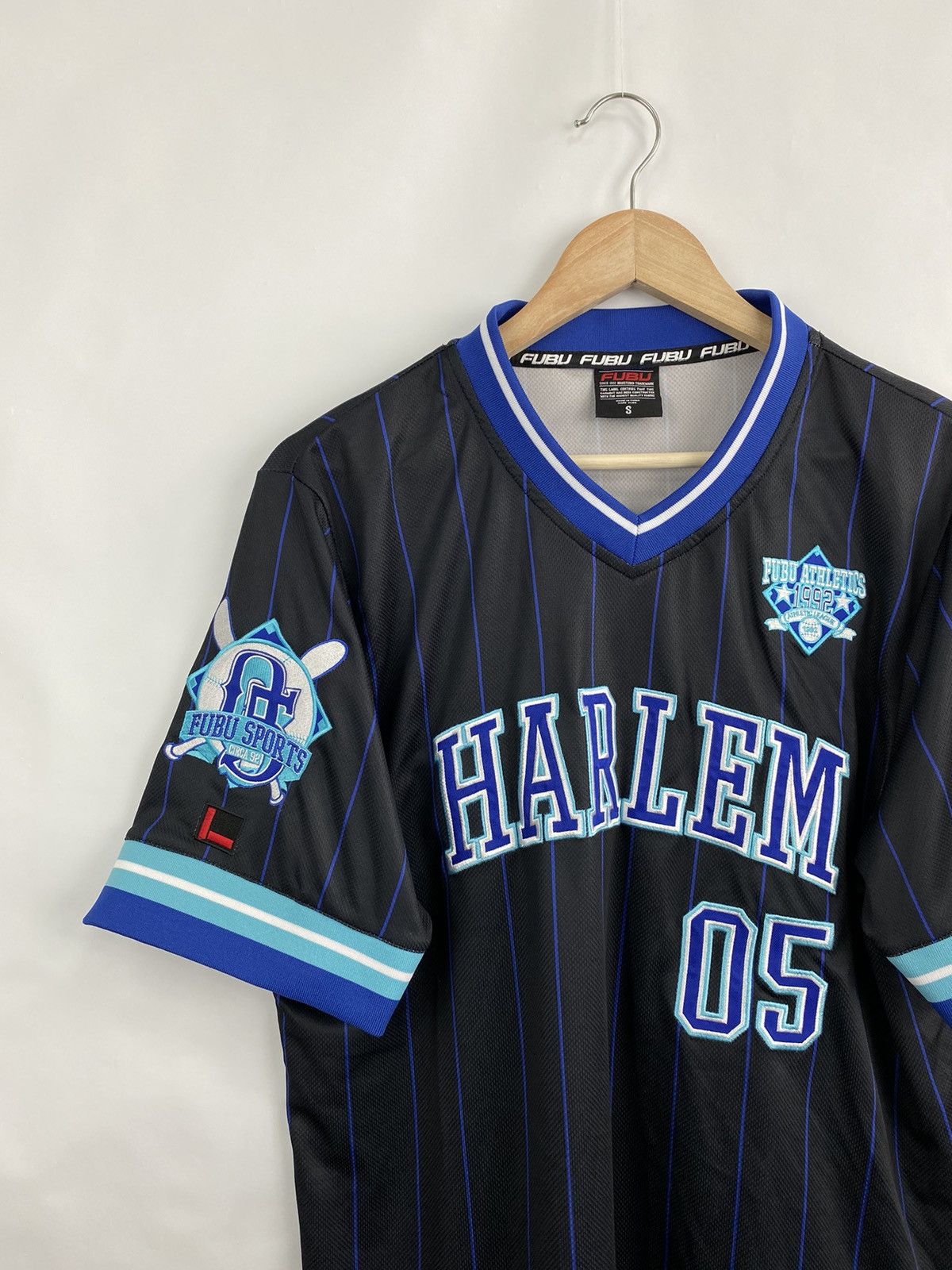 Fubu 🇺🇸 Vintage 90s Fubu Harlem 05 Baseball Stussy Style t-shirt Size US M / EU 48-50 / 2 - 3 Thumbnail
