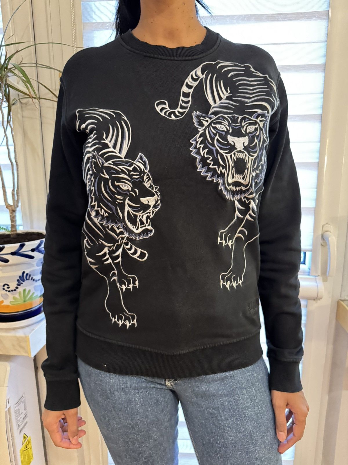 Kenzo Kenzo - Double Tiger sweatshirt Size US M / EU 48-50 / 2 - 6 Thumbnail