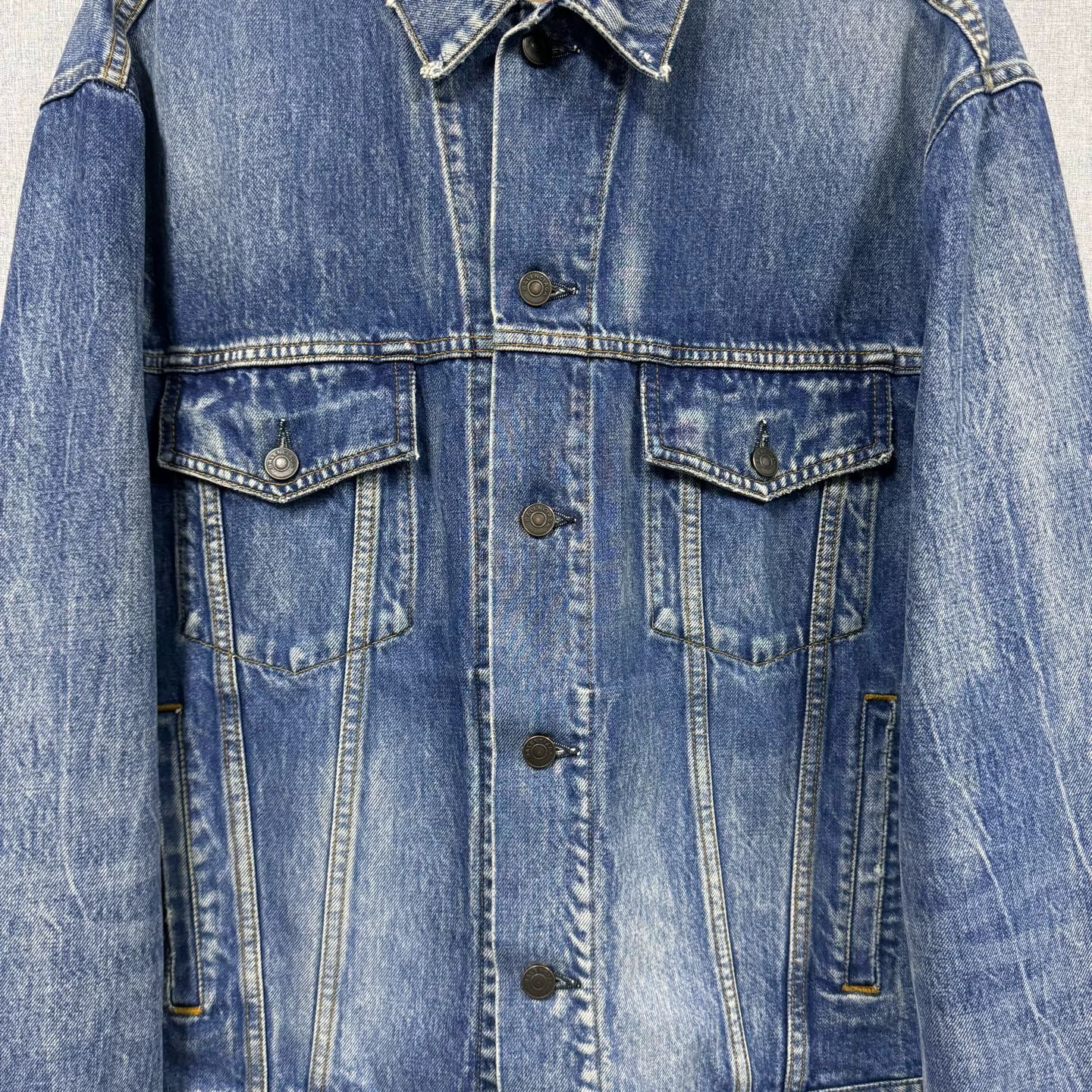 Balenciaga balenciaga denim jackets Size XXS / US 00 / IT 34 - 4 Thumbnail