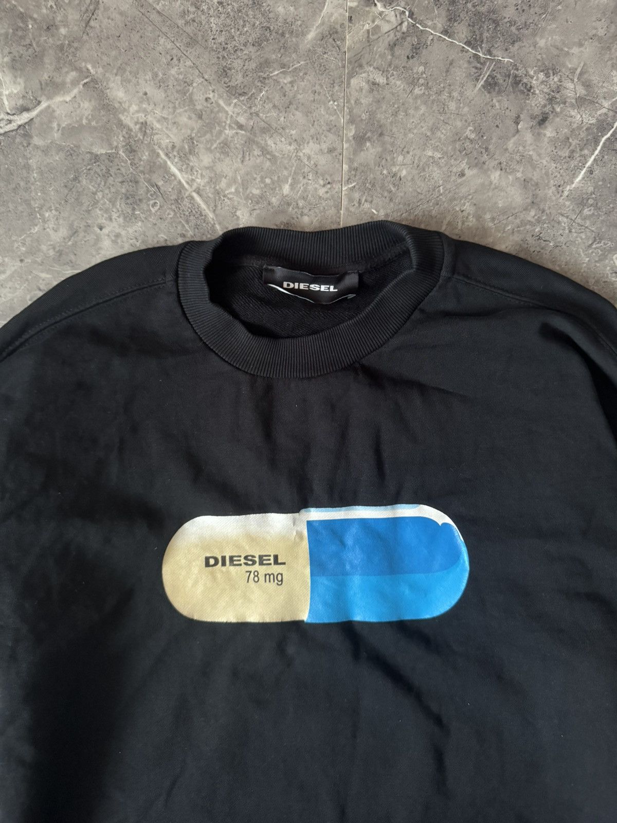 Diesel Diesel pill sweatshirt Black Size US S / EU 44-46 / 1 - 4 Thumbnail