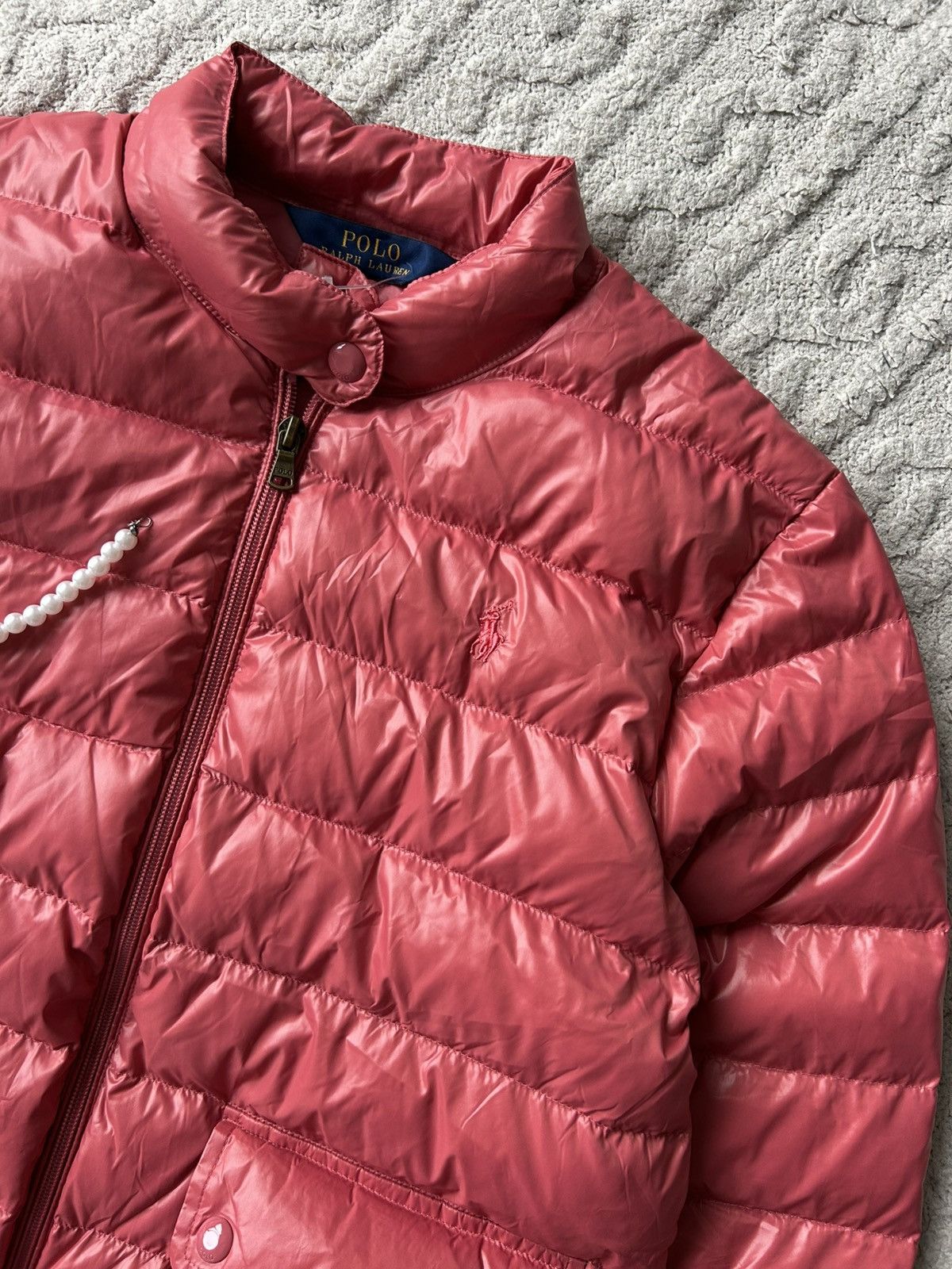 Polo Ralph Lauren Vintage jacket puffer PRL polo ralph lauren pink Size S / US 4 / IT 40 - 5 Thumbnail