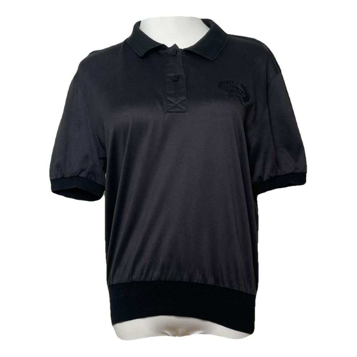 Dior J'adore Black Cotton Top Size L / US 10 / IT 46 - 1 Thumbnail