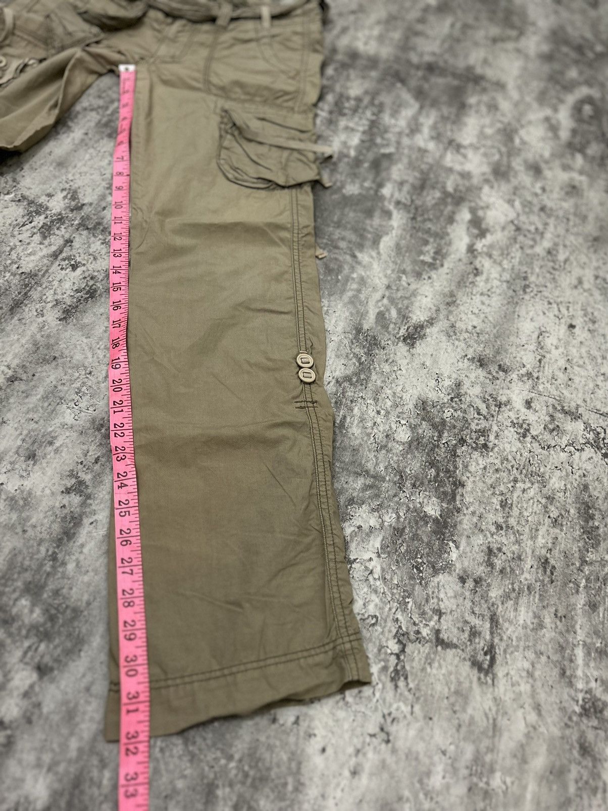 If Six Was Nine × Polo Ralph Lauren × Vintage Vintage Polo Jeans Company Sun Faded Cargo Pants With Belt Size US 32 / EU 48 - 16 Thumbnail