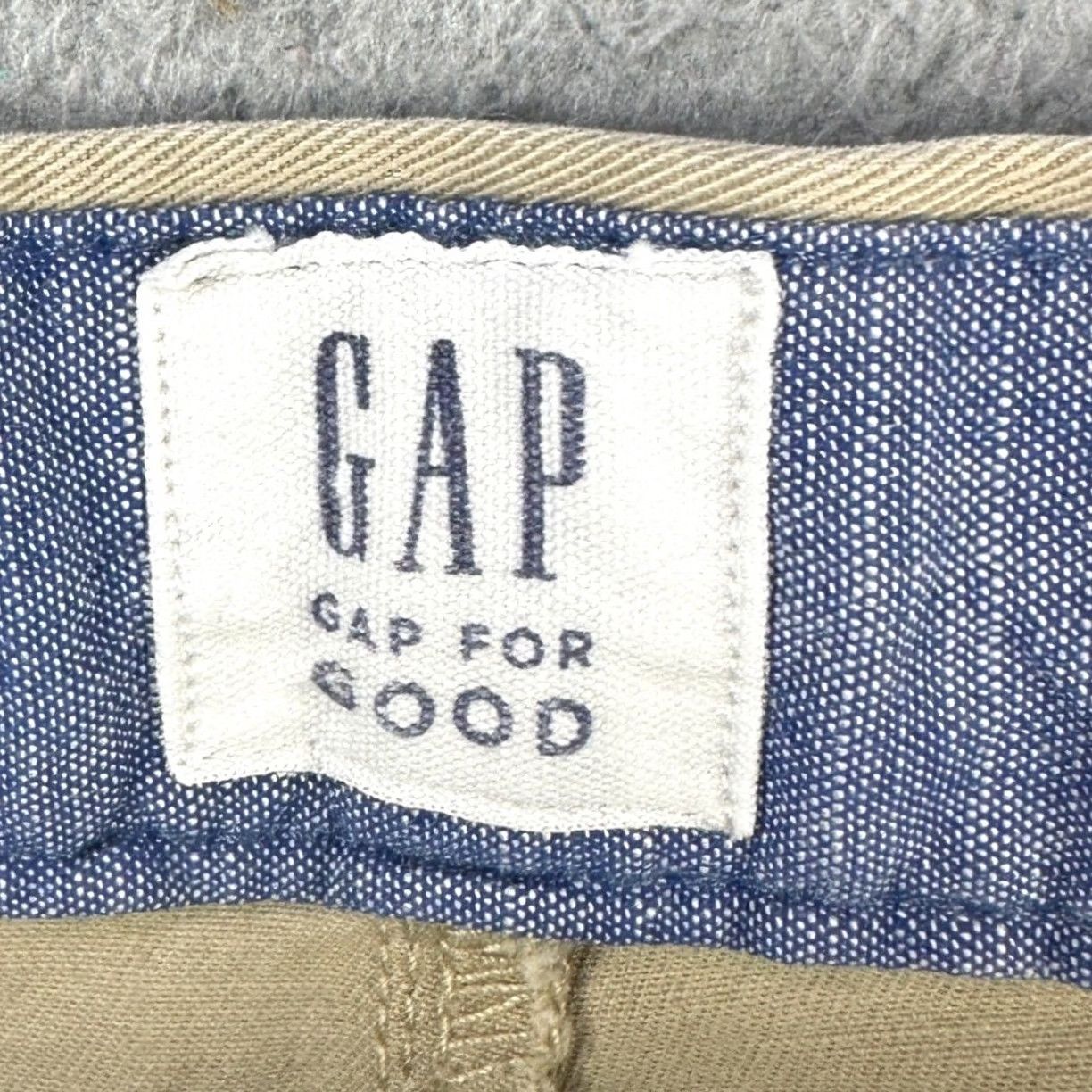 Gap GAP Mens Khaki Shorts 36 Beige Casual Flat Front Pockets Comfort Stretch Size US 36 / EU 52 - 3 Thumbnail