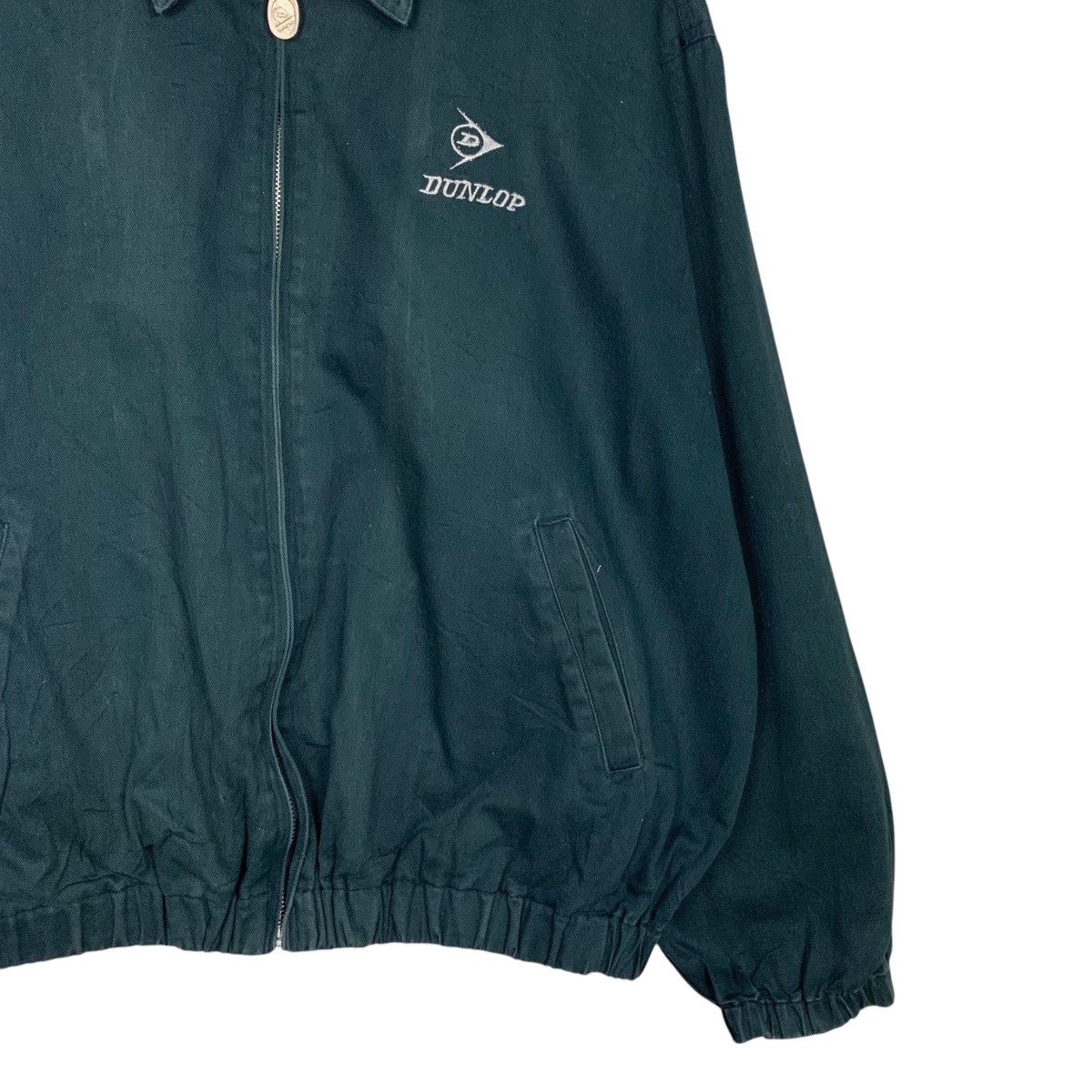 Dunlop Vintage 90s DUNLOP Embroidered Logo Casual Jacket #2825-C127 Size US L / EU 52-54 / 3 - 7 Thumbnail