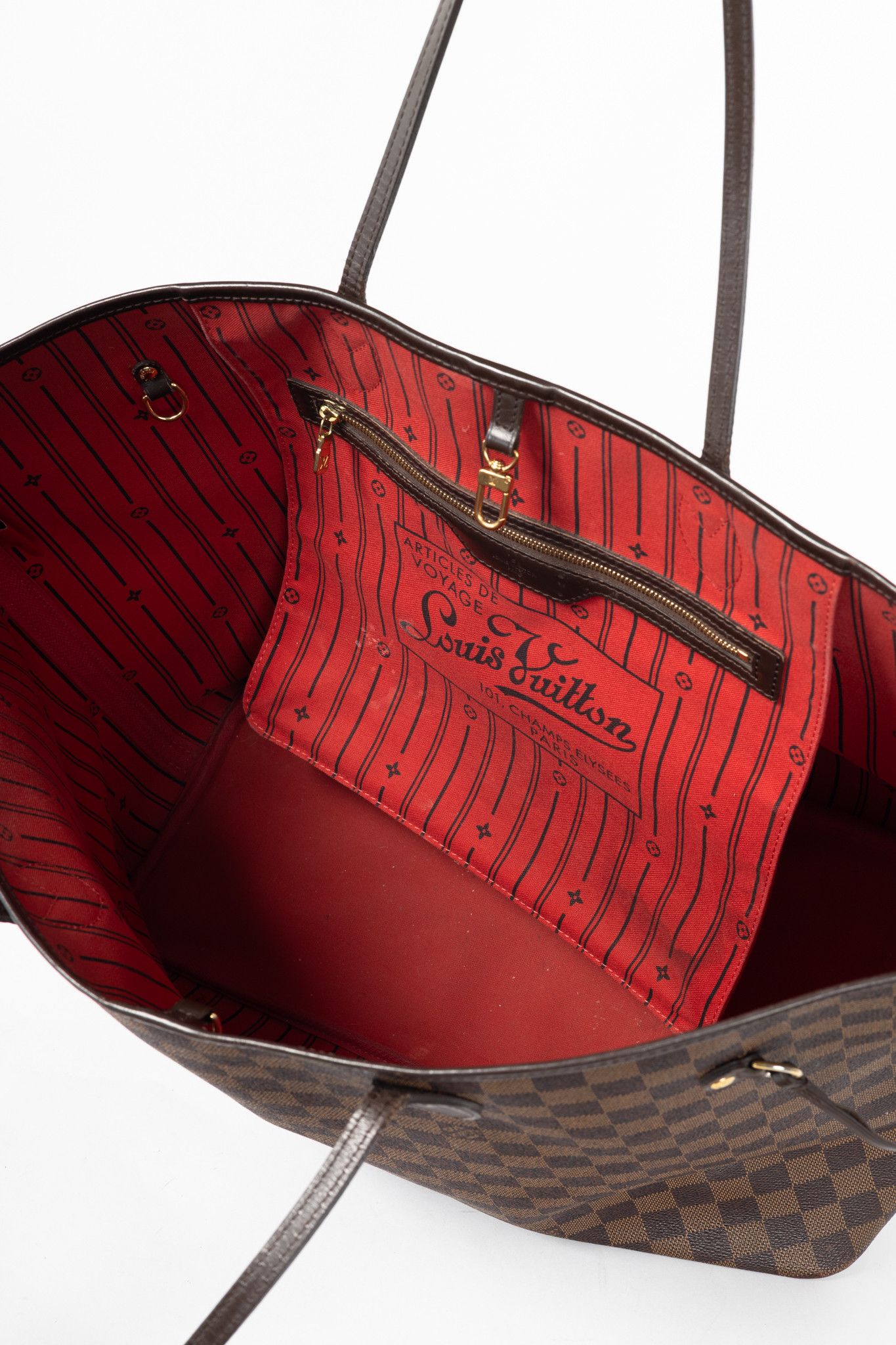 Louis Vuitton Louis Vuitton Neverfull GM Damier Ebene Canvas Tote Size ONE SIZE - 11 Thumbnail