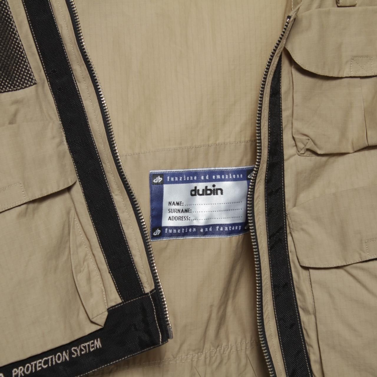 Vintage TAN AND BLACK TECHNICAL ZIP UP UTILITY VEST BY DUBIN Size US XL / EU 56 / 4 - 5 Thumbnail
