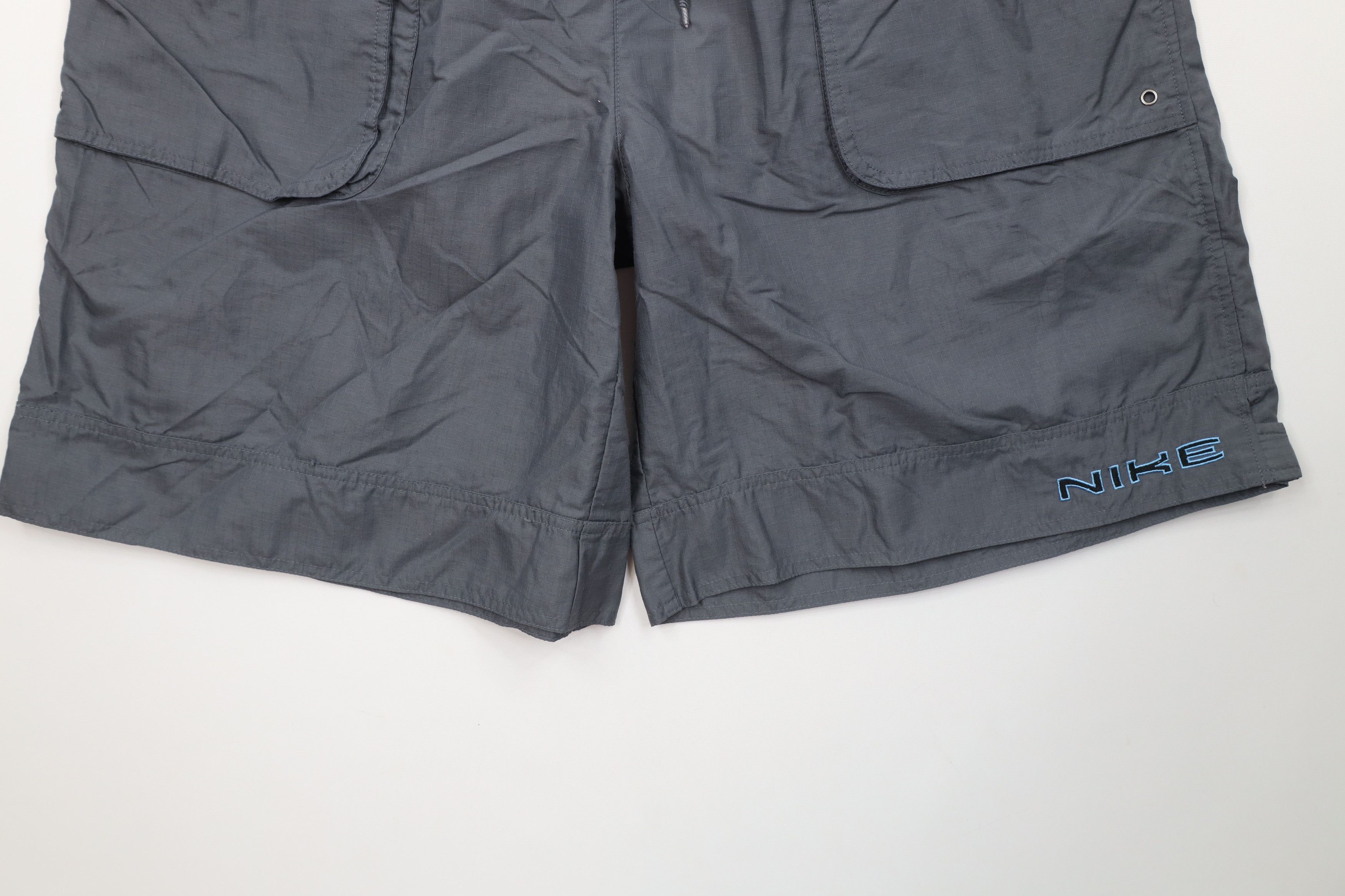 Nike Vintage Nike Travis Scott Mini Swoosh Lined Ripstop Shorts Size US 36 / EU 52 - 4 Thumbnail