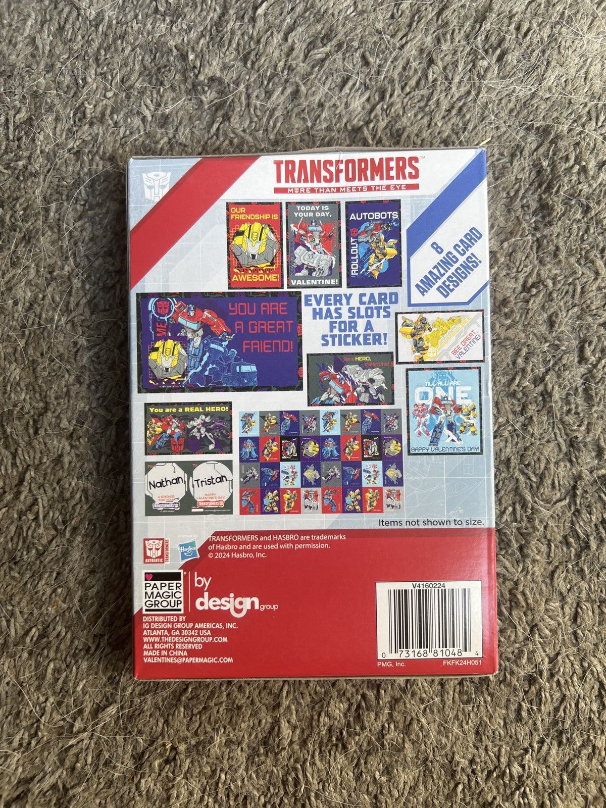 Transformers 2024 Hasbro Transformers 32 Valentines With 32 Stickers Size ONE SIZE - 2 Thumbnail