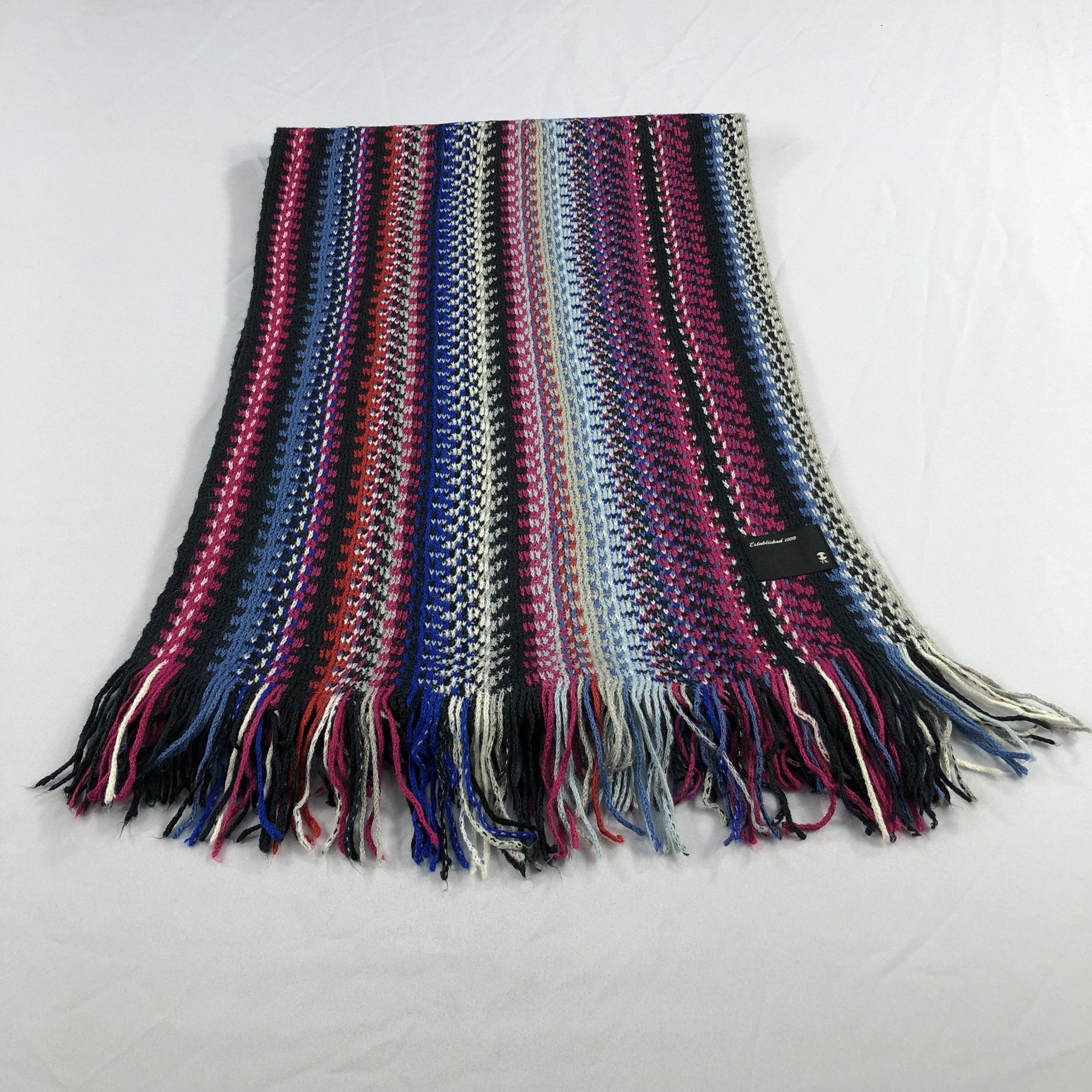 Takeo Kikuchi Takeo Kikuchi Wool Scarf Muffler V1013 Size ONE SIZE - 2 Thumbnail