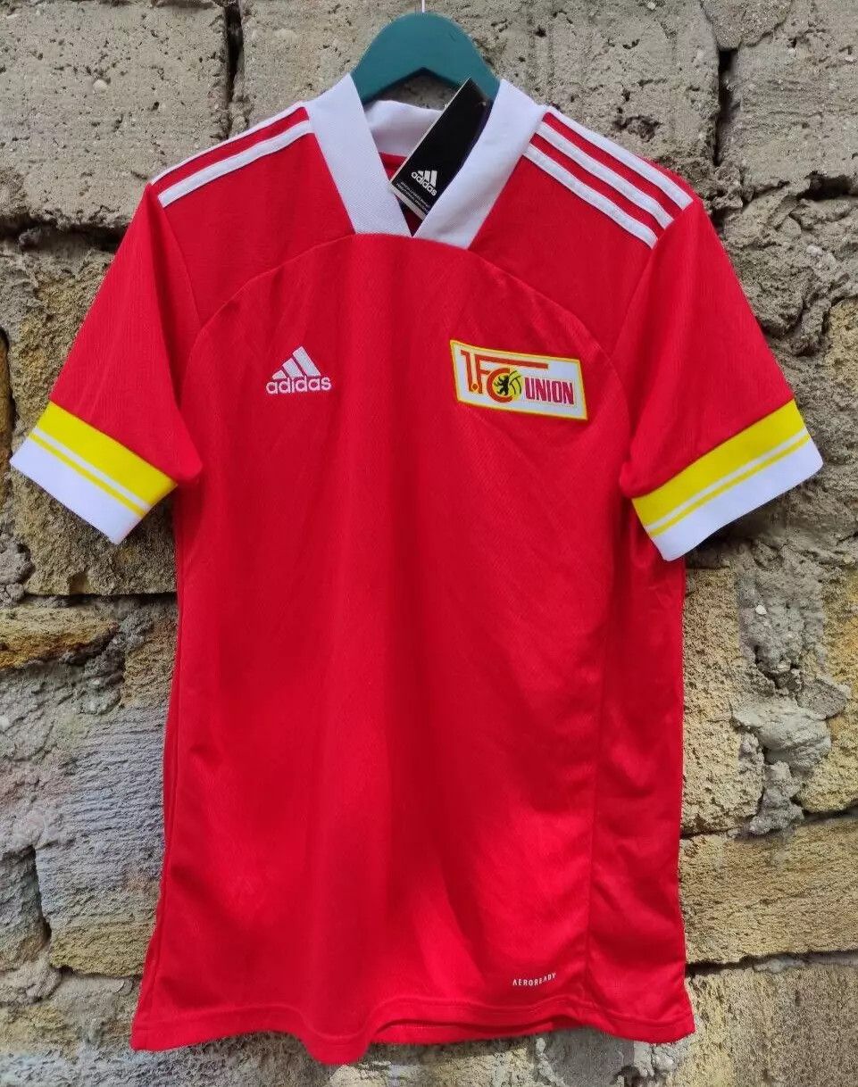Adidas 1.FC Union Berlin HOME 2020 2021 Jersey Shirt Adidas Size US S / EU 44-46 / 1 - 1 Thumbnail