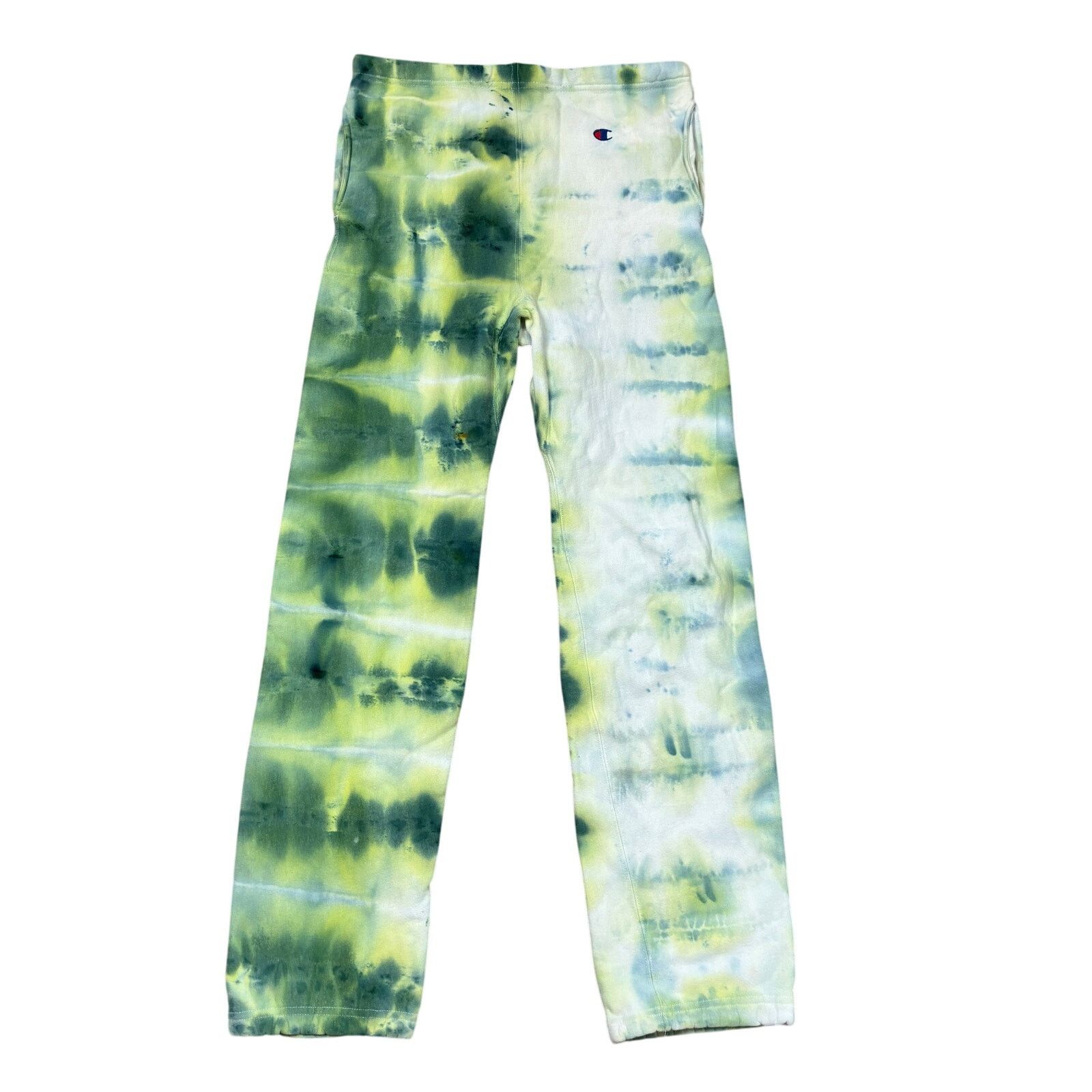Champion × Vintage Vintage 80s Champion Reverse Weave Tie Dye Sweatpants Mens S Size US 31 - 1 Thumbnail