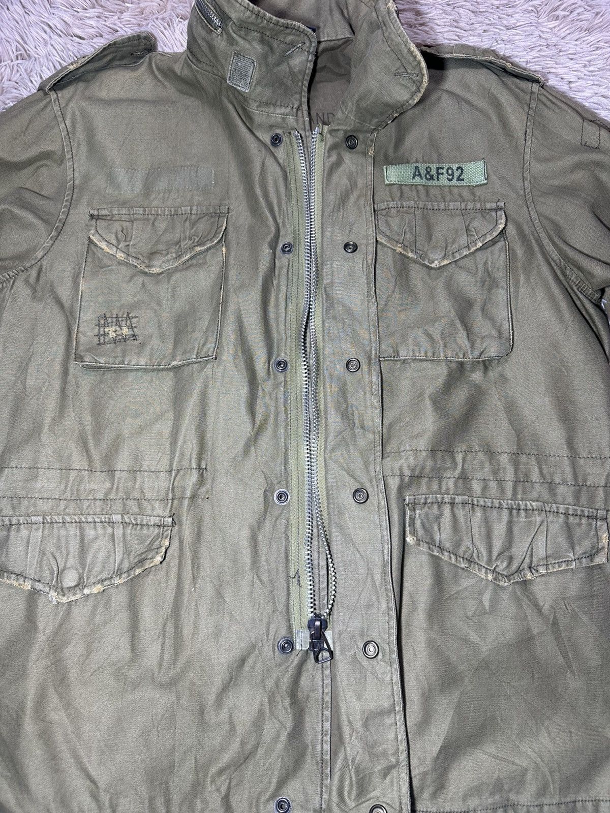 Abercrombie & Fitch Abercrombie & Fitch military-style field jacket Size US XL / EU 56 / 4 - 8 Thumbnail