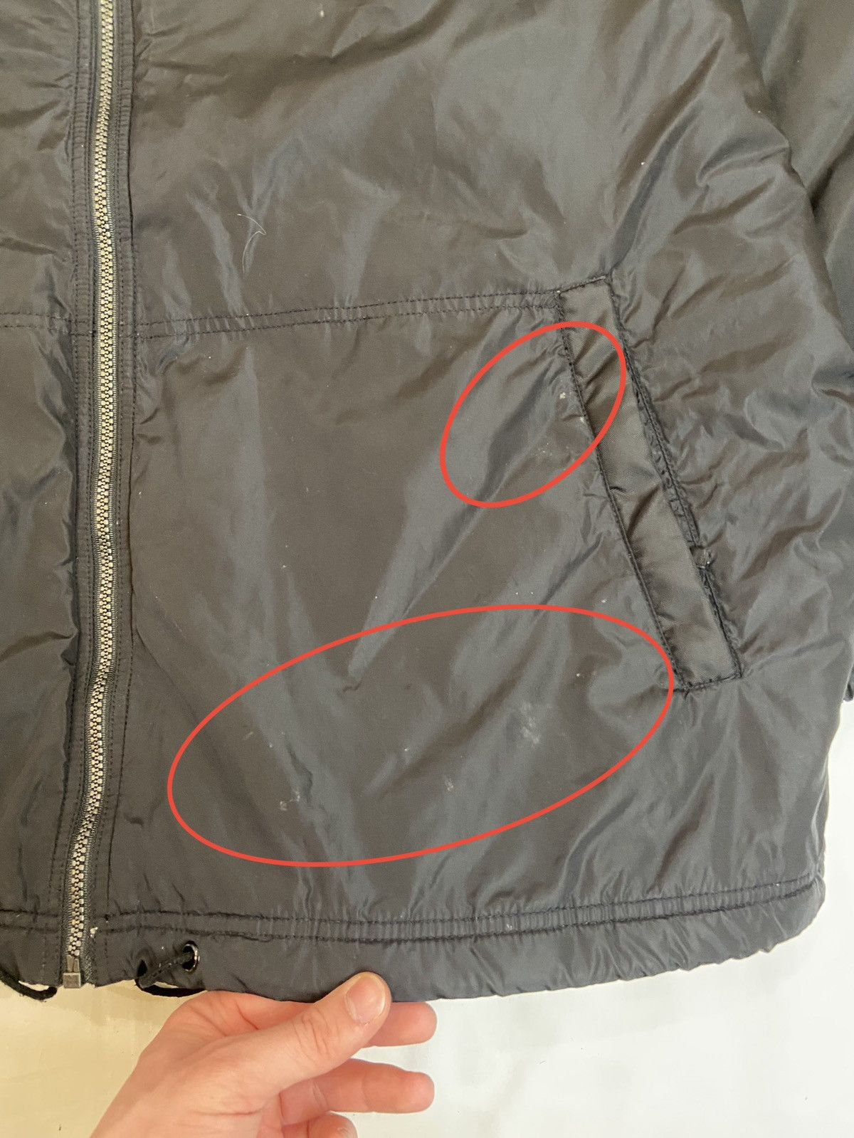Nike × Vintage VINTAGE Y2K NIKE BIG LOGO LIGHT PUFFER JACKET SWOOSH DRILL Size US XL / EU 56 / 4 - 20 Thumbnail