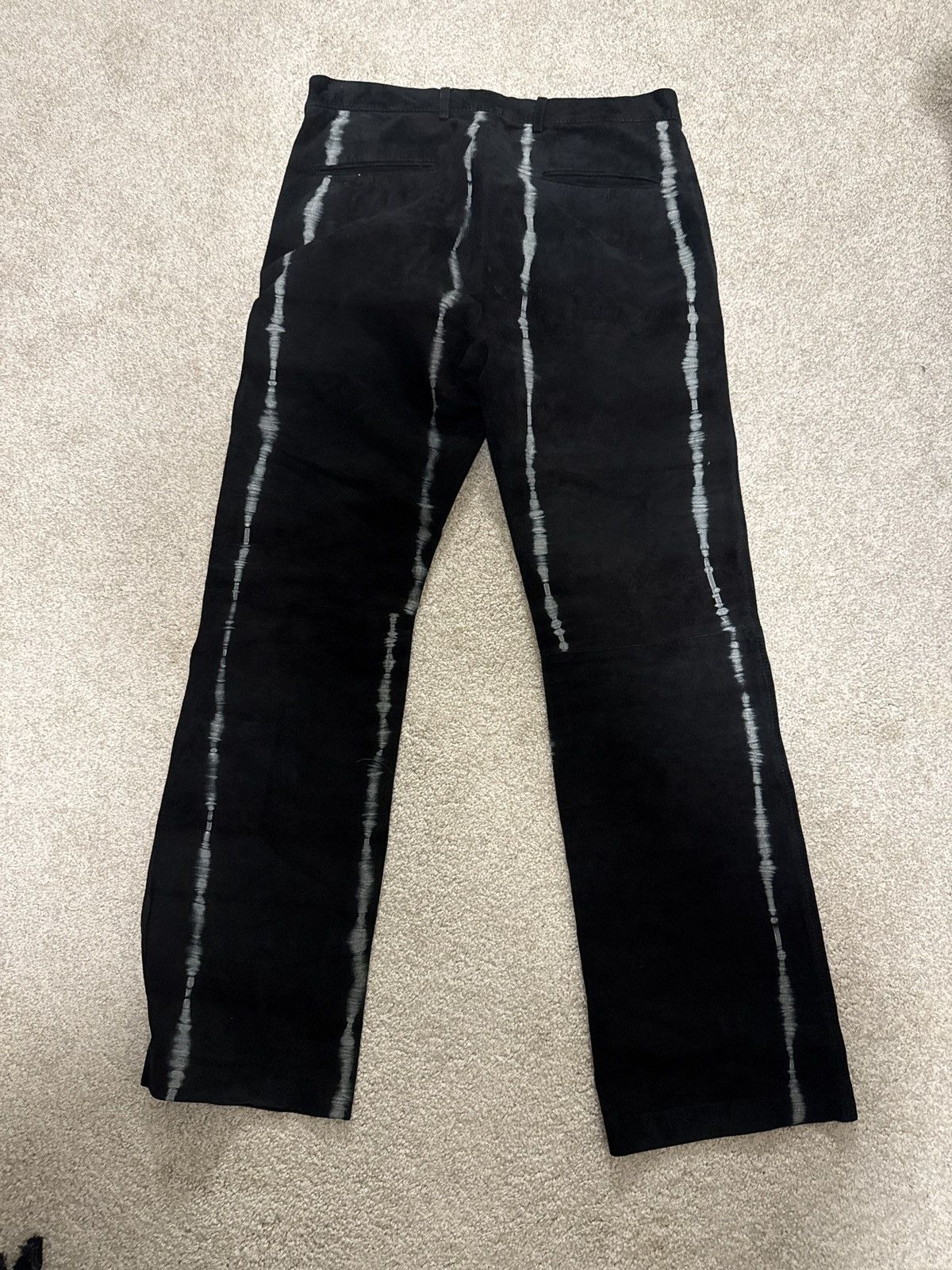 Dolce & Gabbana AW03 leather suede trousers Size US 32 / EU 48 - 1 Thumbnail