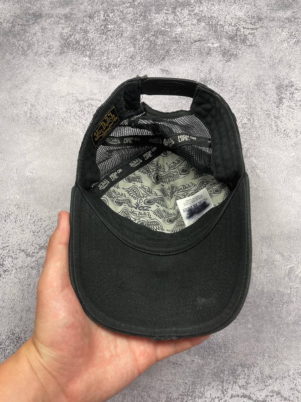 Von Dutch Vintage Von Dutch Cap Streetwear 90S Hats Black Trucker Size ONE SIZE - 6 Thumbnail