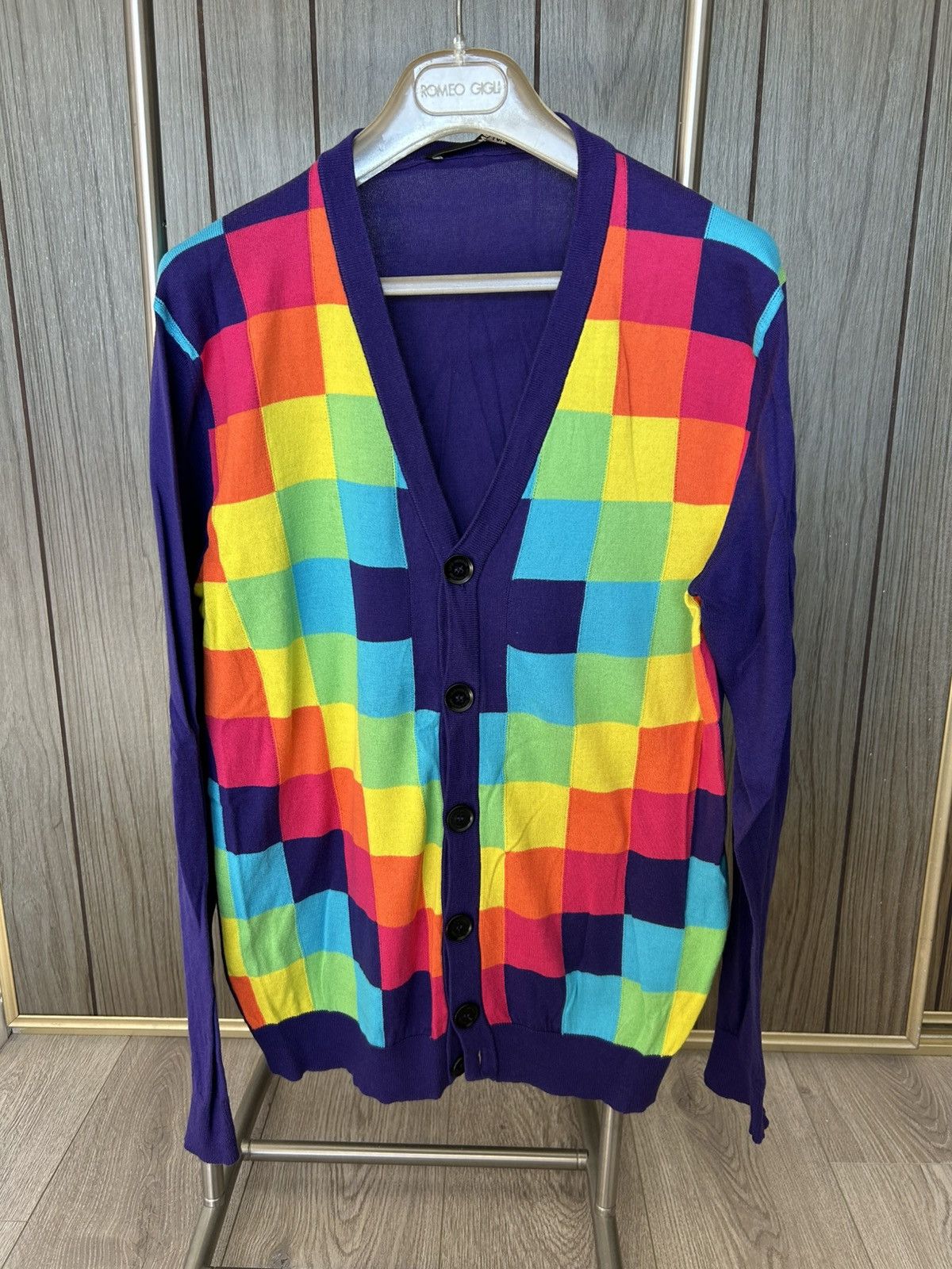 Moschino Moschino ‘Love’ Label Button Up Sweater Size US M / EU 48-50 / 2 - 1 Thumbnail