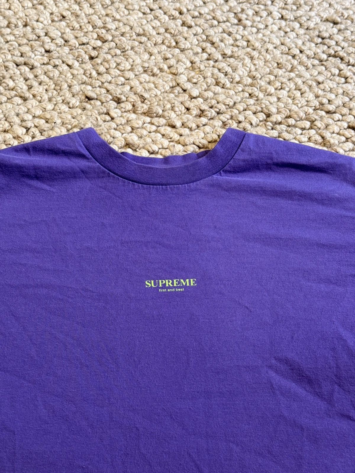 Supreme Supreme First And Best Tee Size US M / EU 48-50 / 2 - 2 Thumbnail