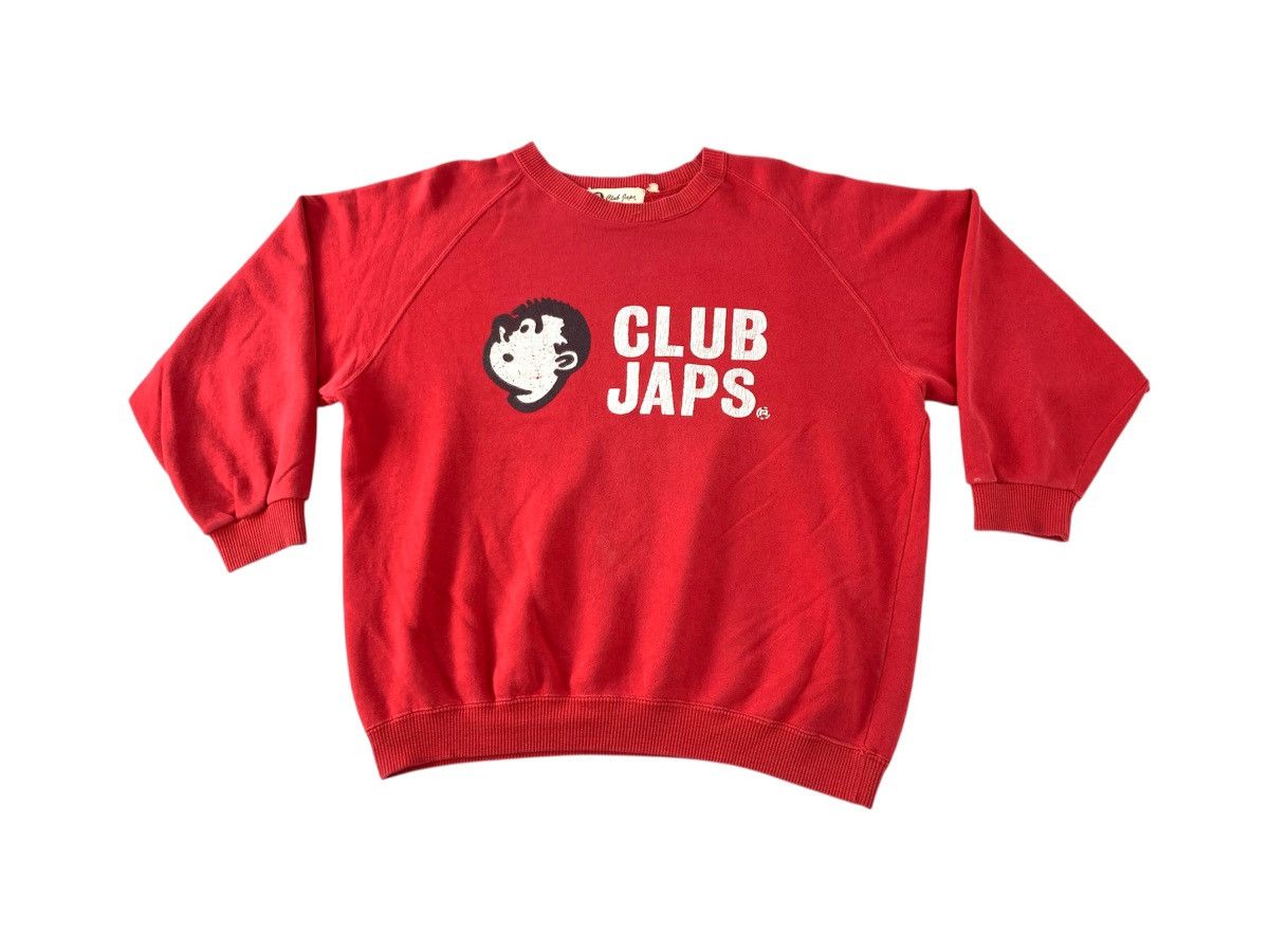 Other 90s Club Japs Crewneck Pullover Sweatshirt Big Logo Size US XL / EU 56 / 4 - 1 Thumbnail