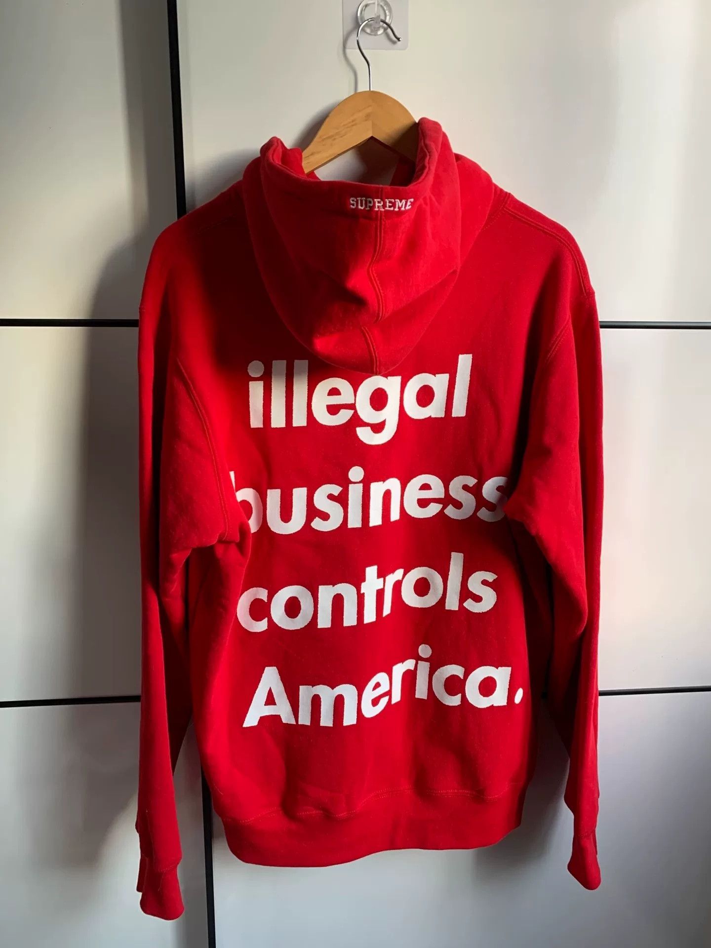 Supreme Supreme 18SS Illegal Business Hooded Sweatshirt Size US M / EU 48-50 / 2 - 1 Thumbnail
