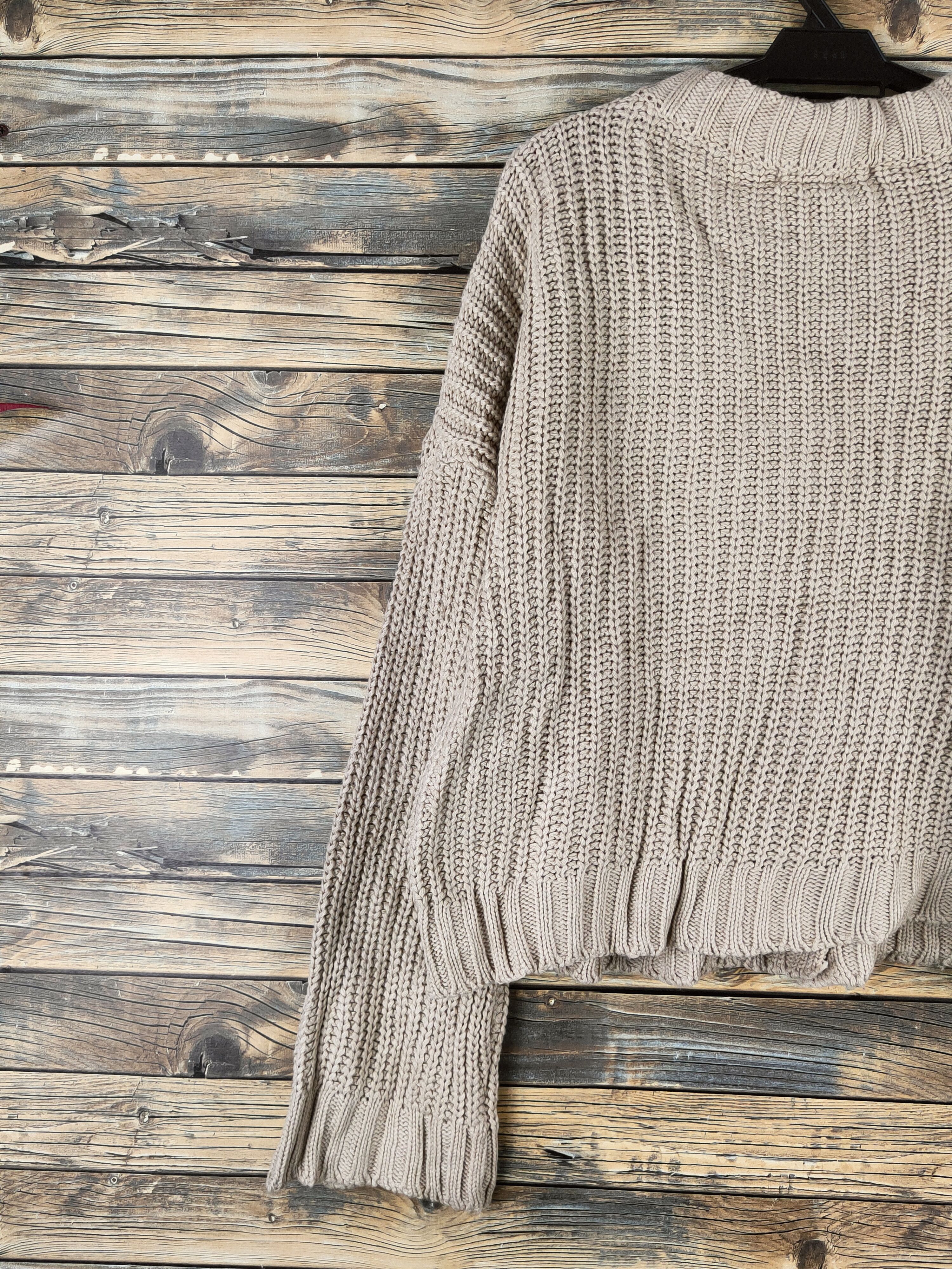 Japanese Brand DL Gogosing Beige Knitwear Cardigan #46-147 Size L / US 10 / IT 46 - 8 Thumbnail