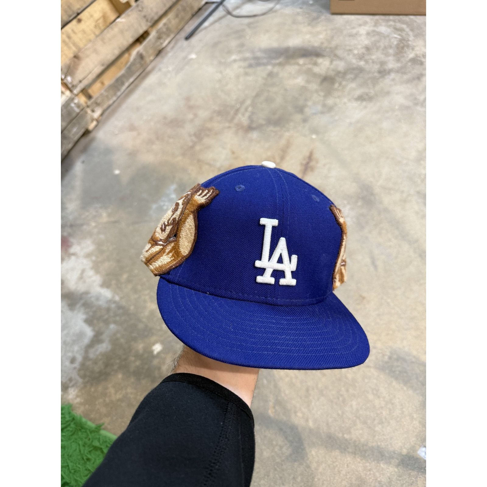 Jon Stan NYC Jon Stan LA Dodgers Fitted Blue Used 7 1-2