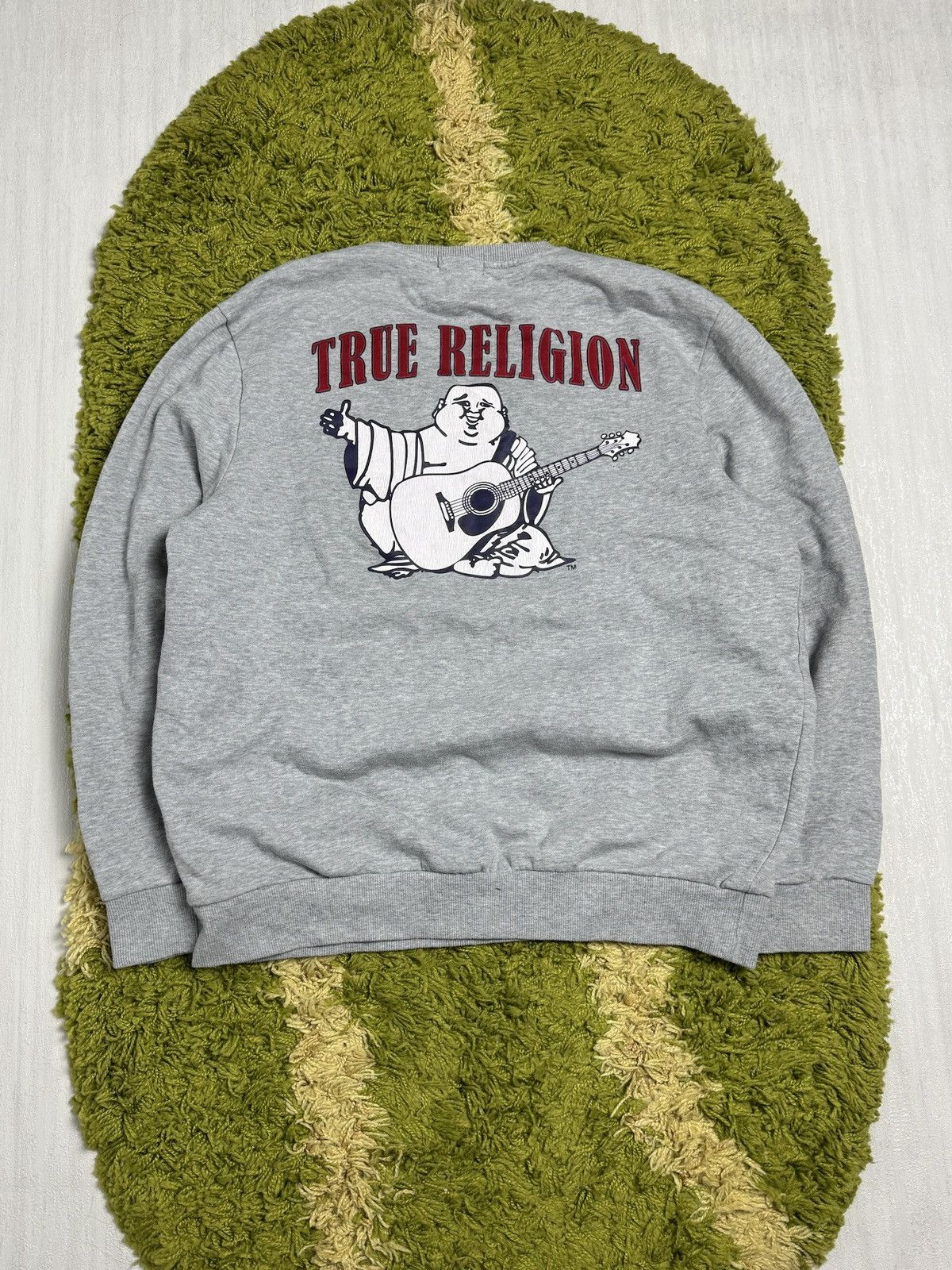 True Religion Mens Vintage True Religion Sweatshirt Japanese style Size US L / EU 52-54 / 3 - 1 Thumbnail