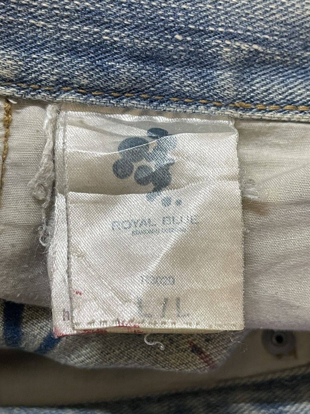 14th Addiction Vintage Japanese Brand Mud Wash Distress Paint Splatter Jean Size US 34 / EU 50 - 10 Thumbnail
