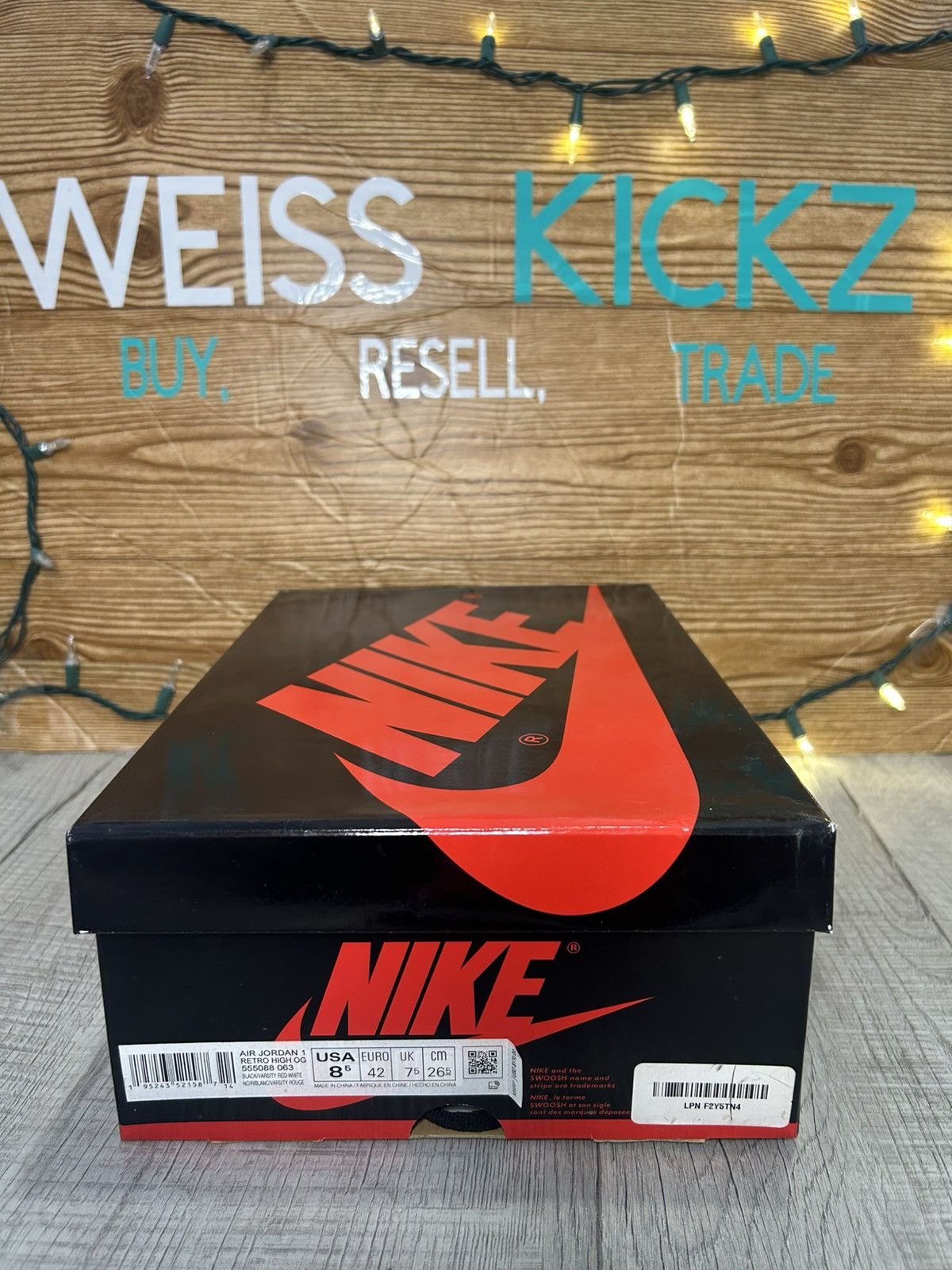 Jordan Brand Jordan 1 patent bred Size US 8.5 / EU 41-42 - 9 Thumbnail