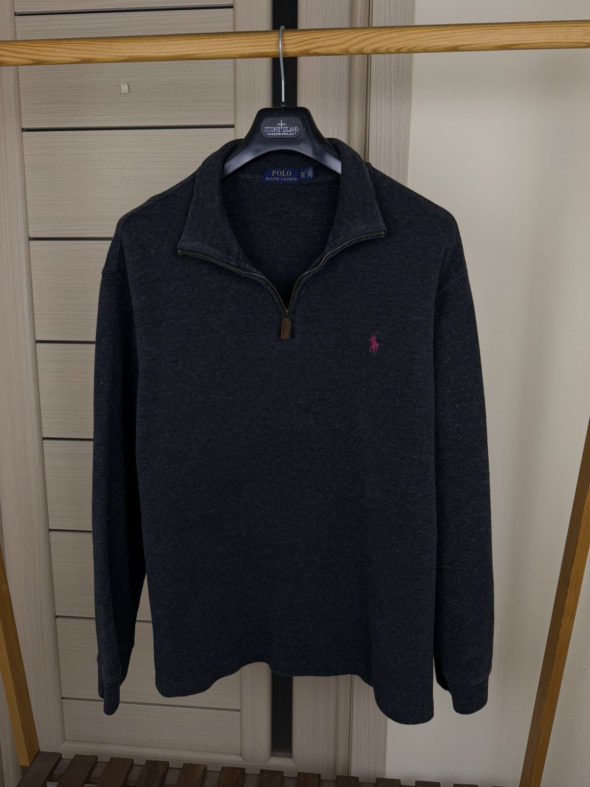 Polo Ralph Lauren Polo Ralph Lauren 1/4 Zip Vintage Sweatshirt PRL Size US XL / EU 56 / 4 - 2 Thumbnail