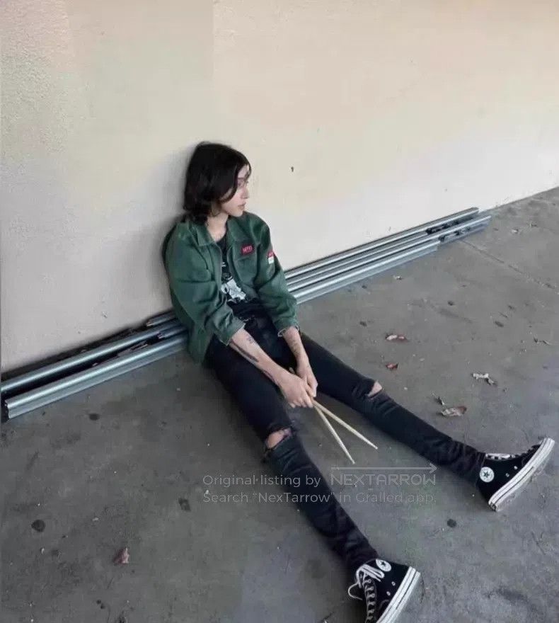 Saint Laurent Paris Saint Laurent Paris Cut Out Destroyed Denim Jeans i Size US 30 / EU 46 - 9 Thumbnail